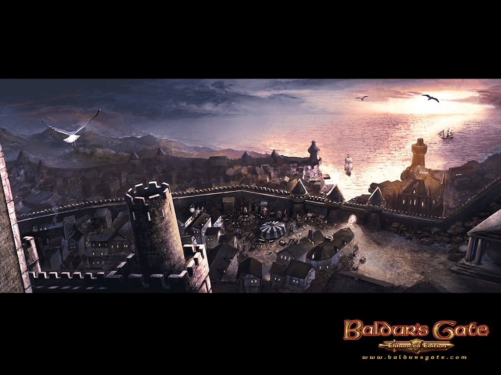 1024x768 The Wertzone: Cities of Fantasy: Baldur's Gate