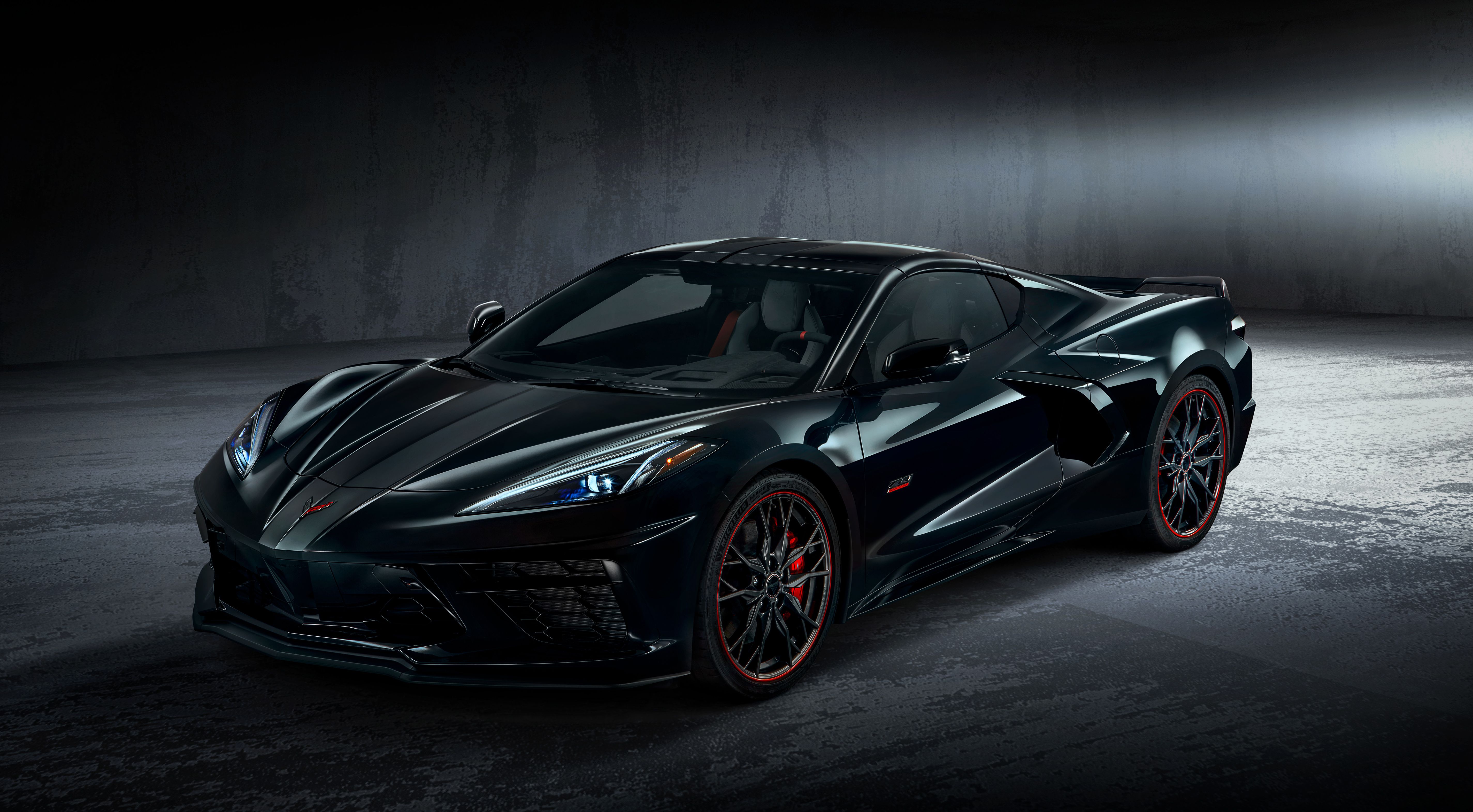5700x3144 Chevrolet Corvette Stingray Coupe Wallpaper 4K, 70th Anniversary, 2023