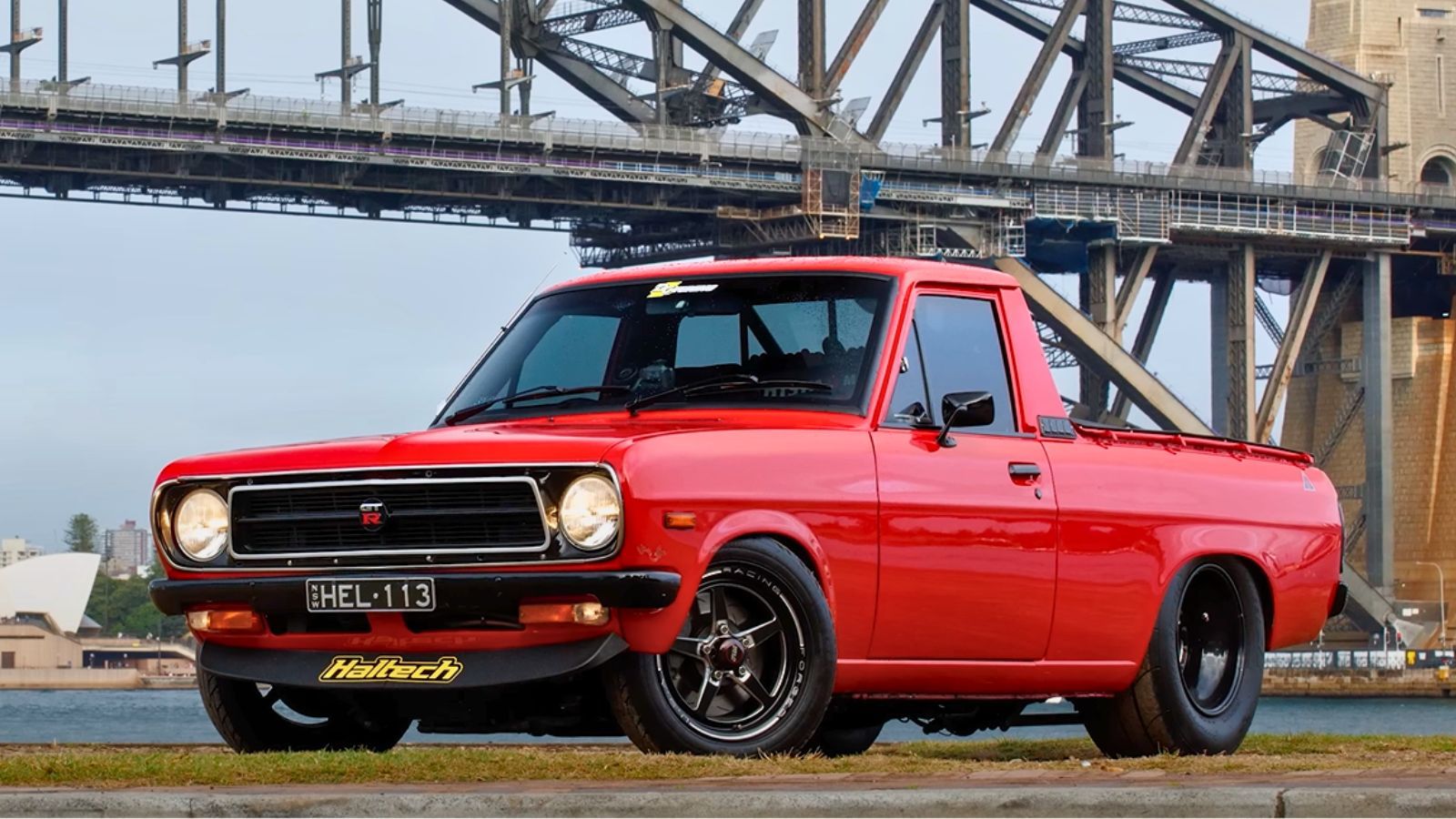 1600x900 This 1985 Datsun 1200 Ute Is Hiding A 485kW GT R Engine Car Guide