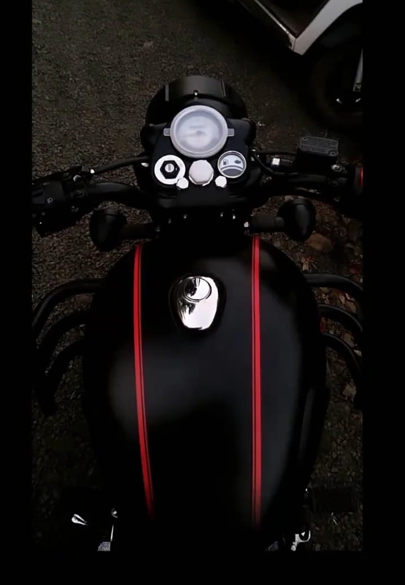 800x1155 Bullet, royal enfield, stealth black, HD phone wallpaper