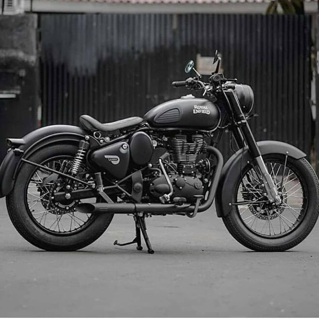 1080x1080 Stealth Black Royal Enfield Classic 350 Abs Black 350 Pure Black Royal Enfield 350 Classic Full Black 350 Stealth