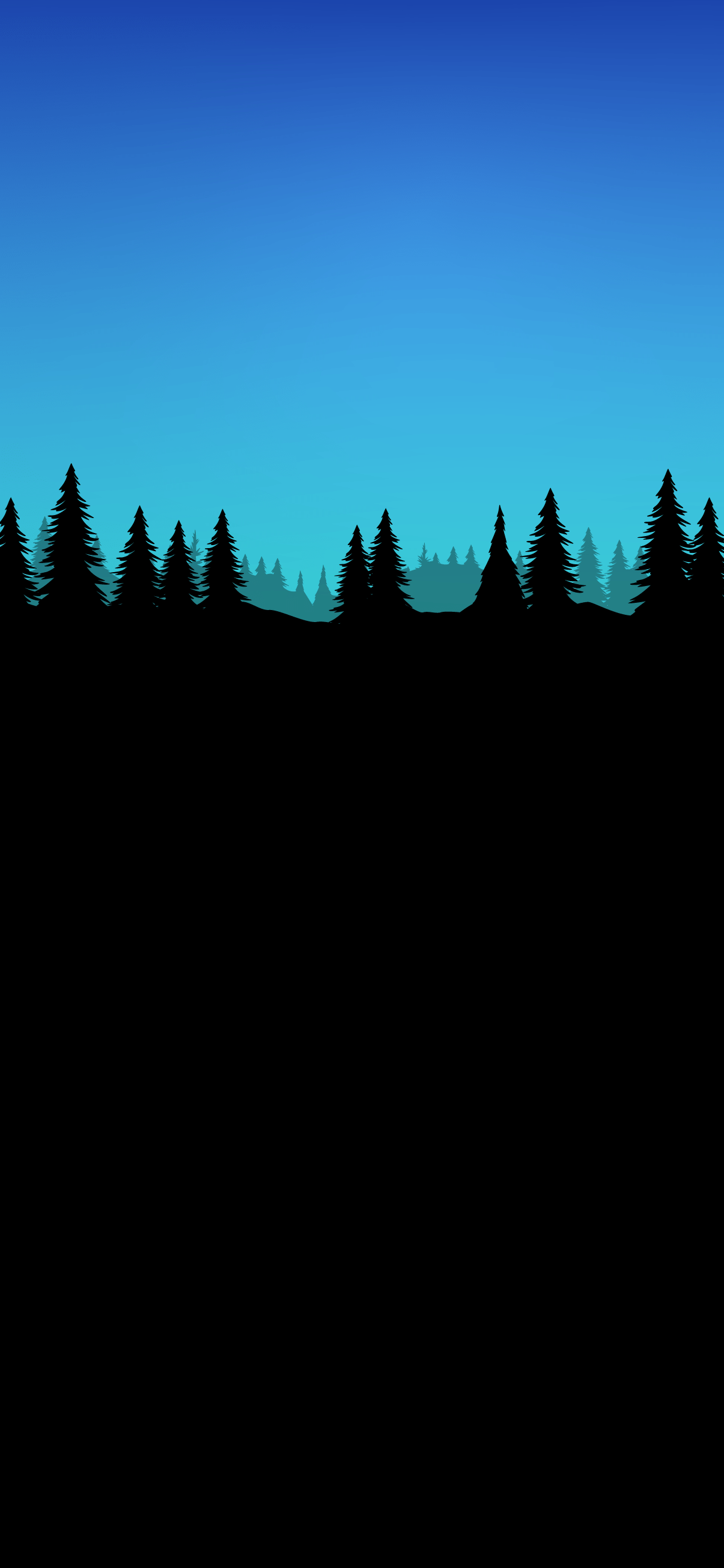 1205x2609 Black wallpaper HD