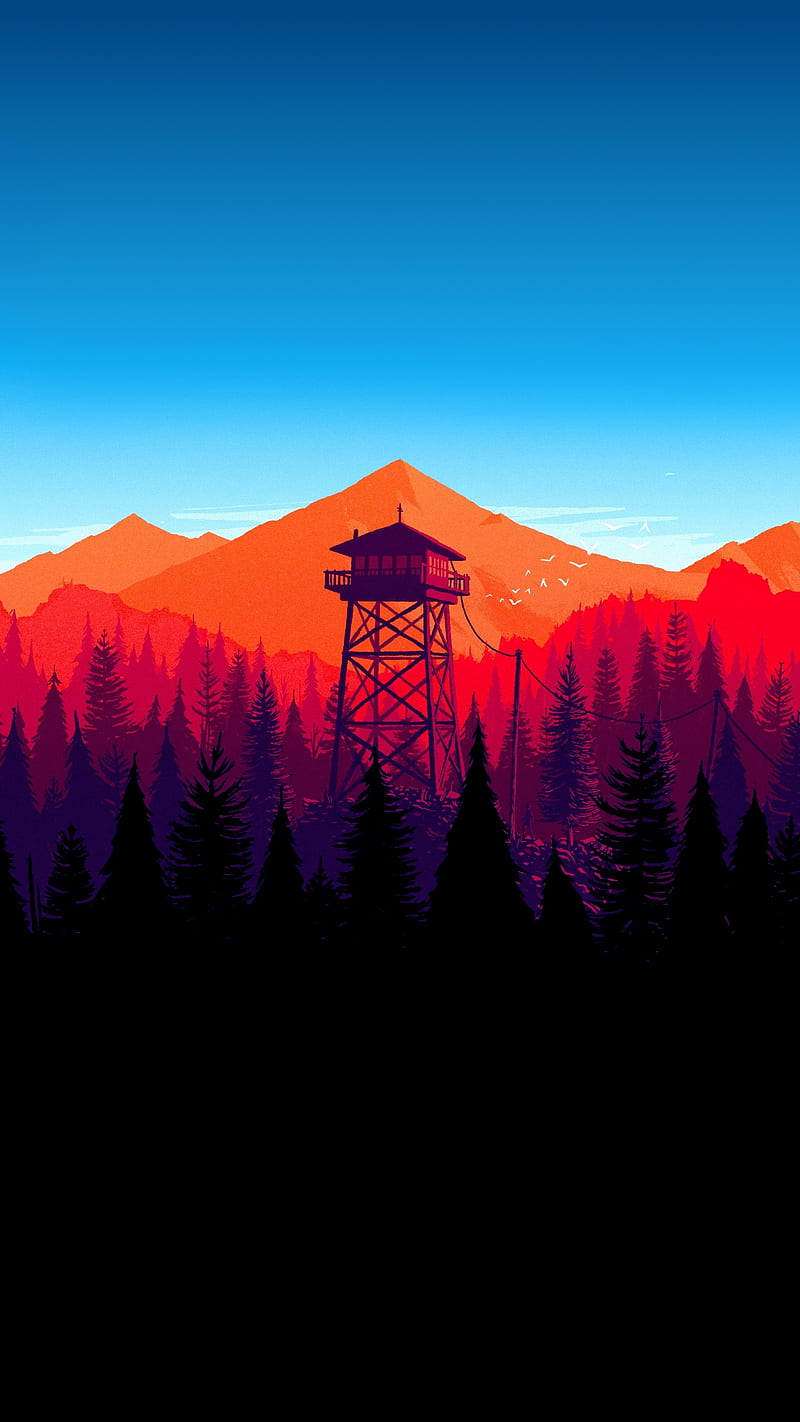 800x1422 Amoled, countryside, mountain, natural, nature, red, view, HD phone wallpaper