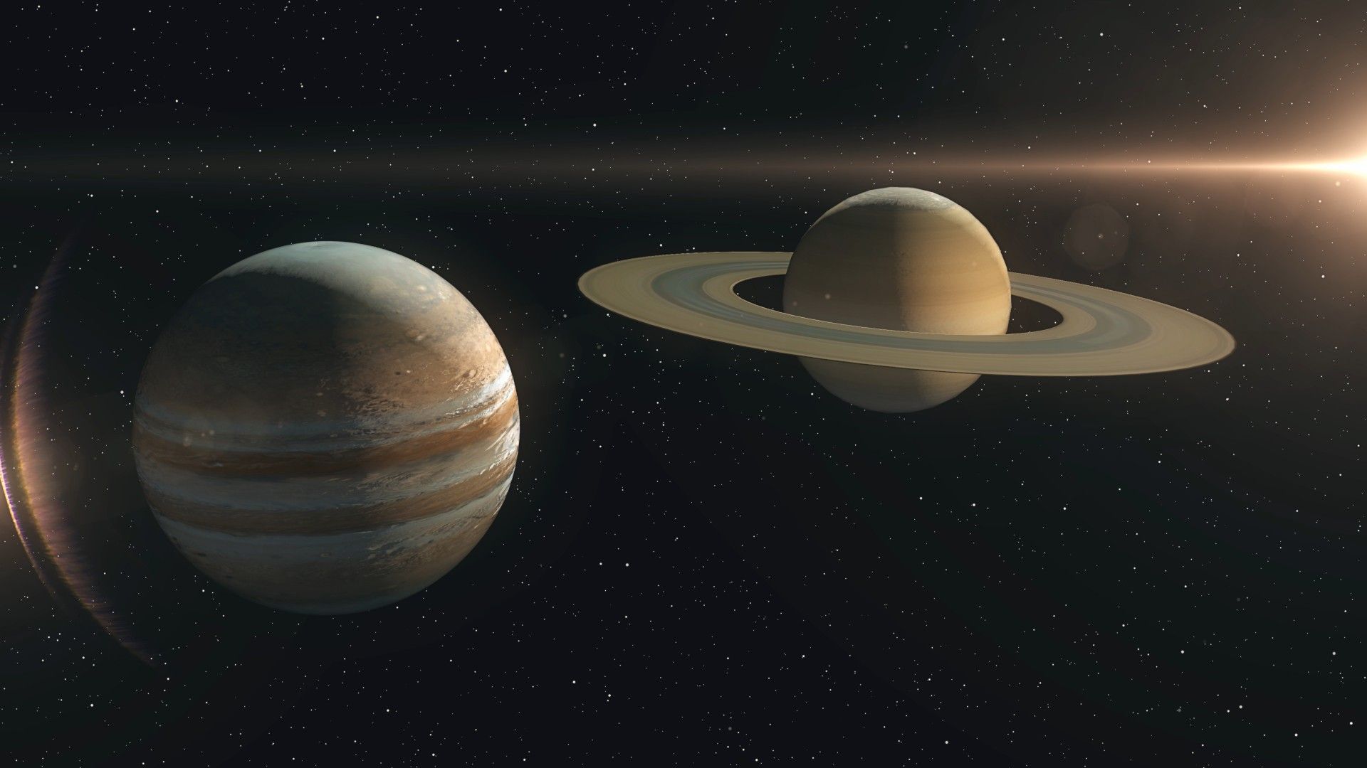 1920x1080 Gas giants to form historic “Christmas Star” not seen in 800 years