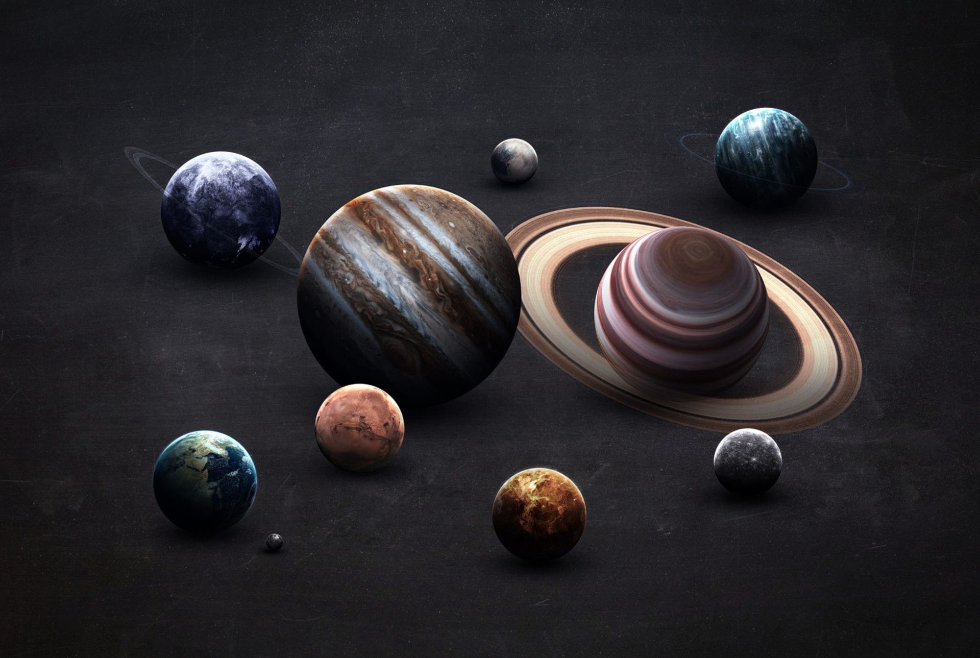 1920x1289 Wallpaper Science Fiction, Sci Fi, Visual Effects, Little And Cute, Mars, Saturn, System, Jupiter For Mobile And Desktop, Section космос, Resolution 1920x1289