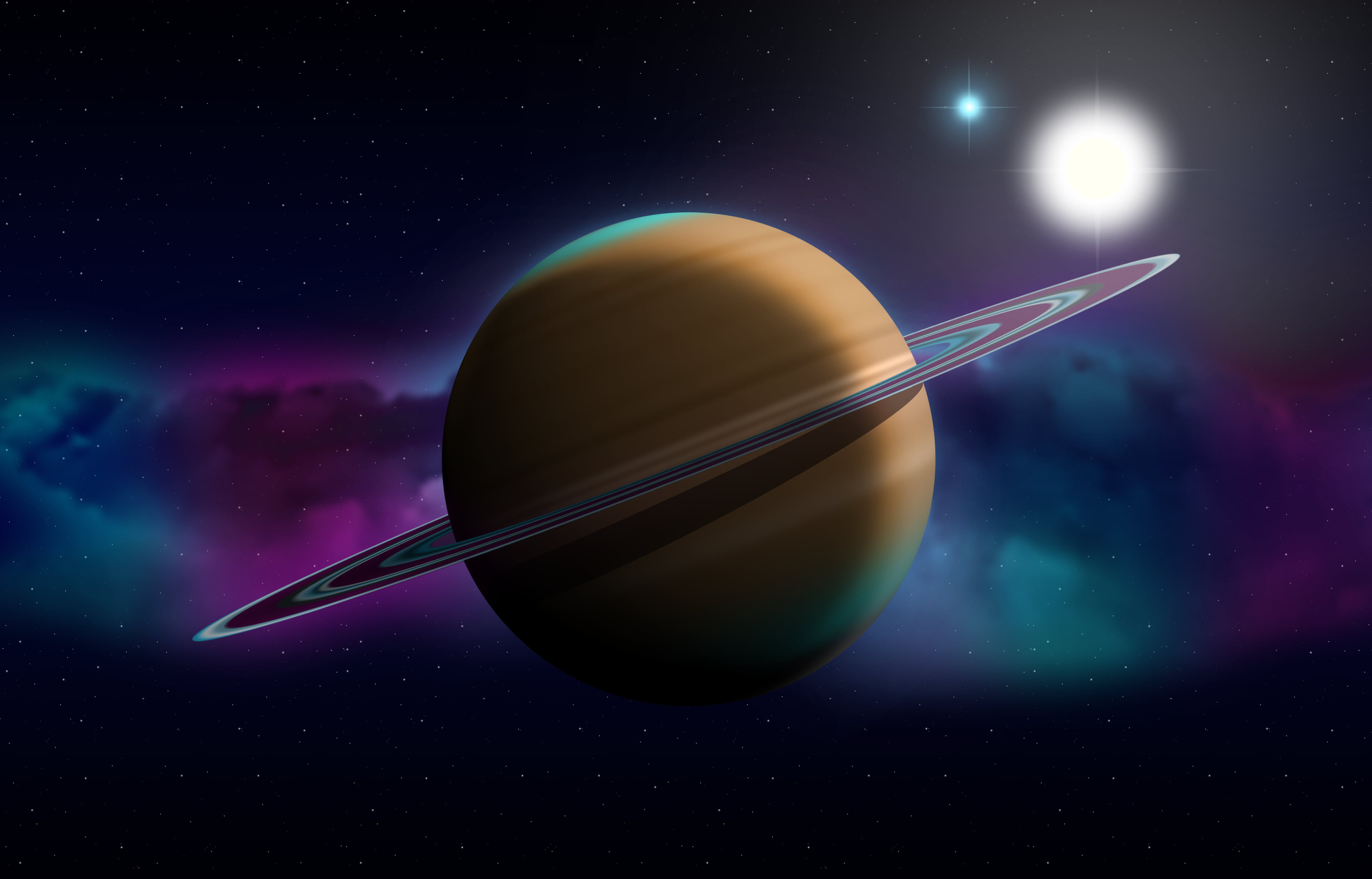 3840x2460 Planet Jupiter graphic wallpaper, digital art, planet, space, space art HD wallpaper