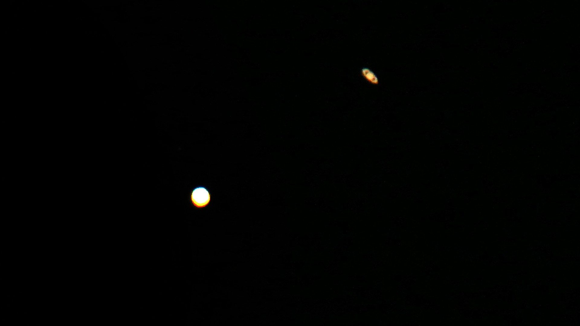 1920x1080 Jupiter and Saturn in rare celestial 'Great Conjunction'