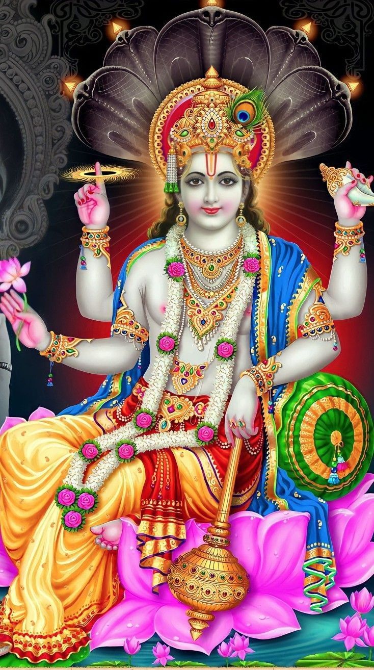 734x1314 Mahavishnu HD wallpaper. Vishnu ji, Narayan photo hd, Image hd