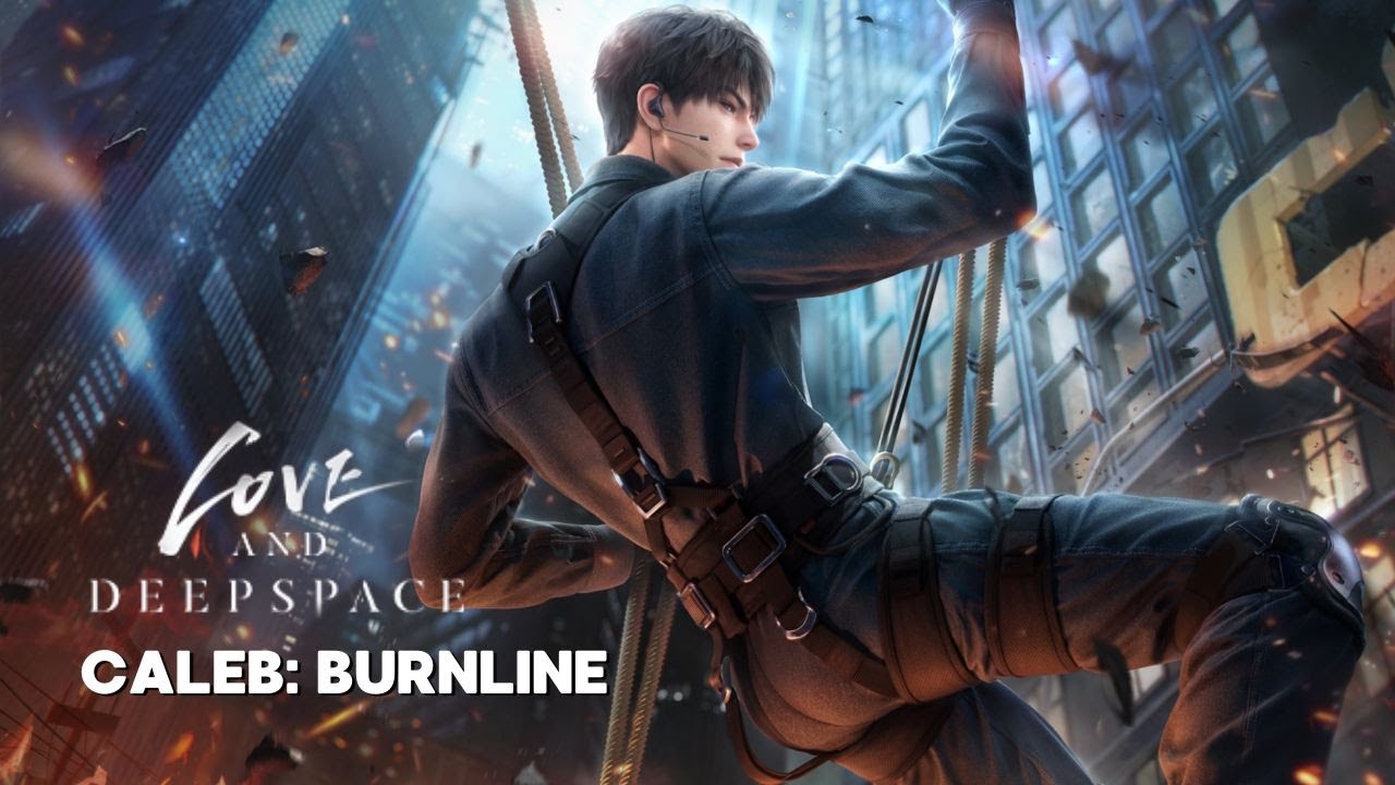 1280x720 OUR HERO. Caleb: Burnline New Promise Card. Love and Deepspace