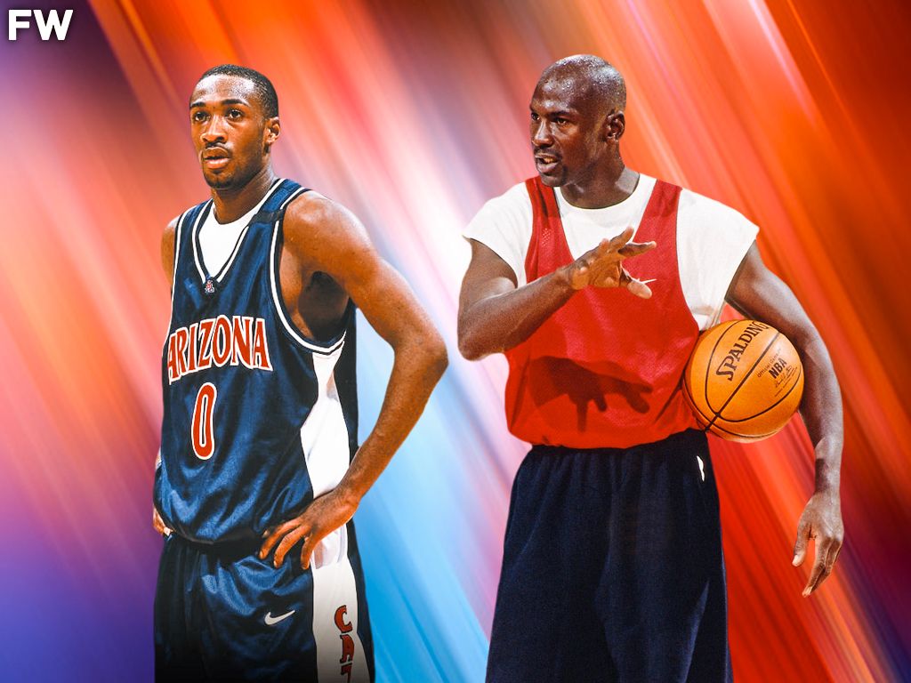 1024x768 Gilbert Arenas Once Waived Off Michael Jordan At Jordan's Camp: I Was The First Person To Waive MJ Off. Because He Called Me Randy Brown. He Wants The Ball From Me, He