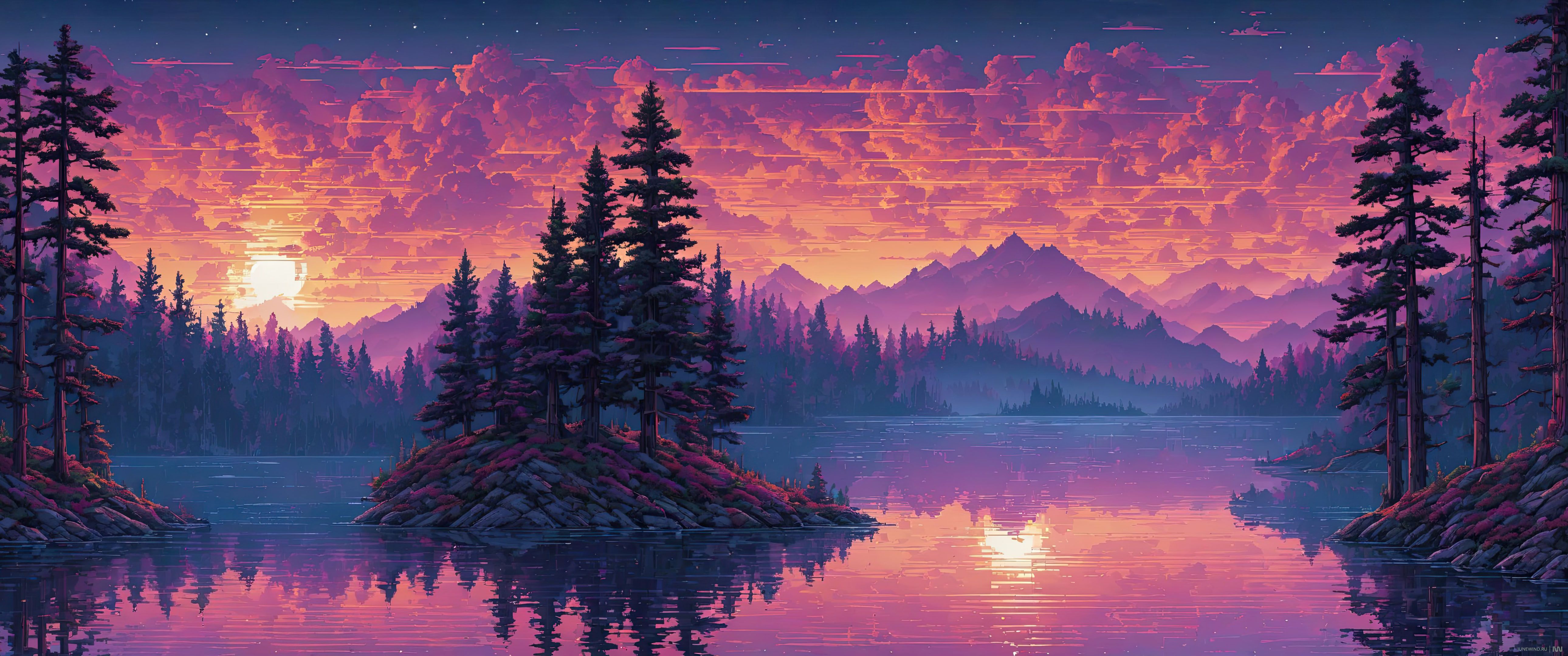 5160x2160 Pixel Nodric Lake