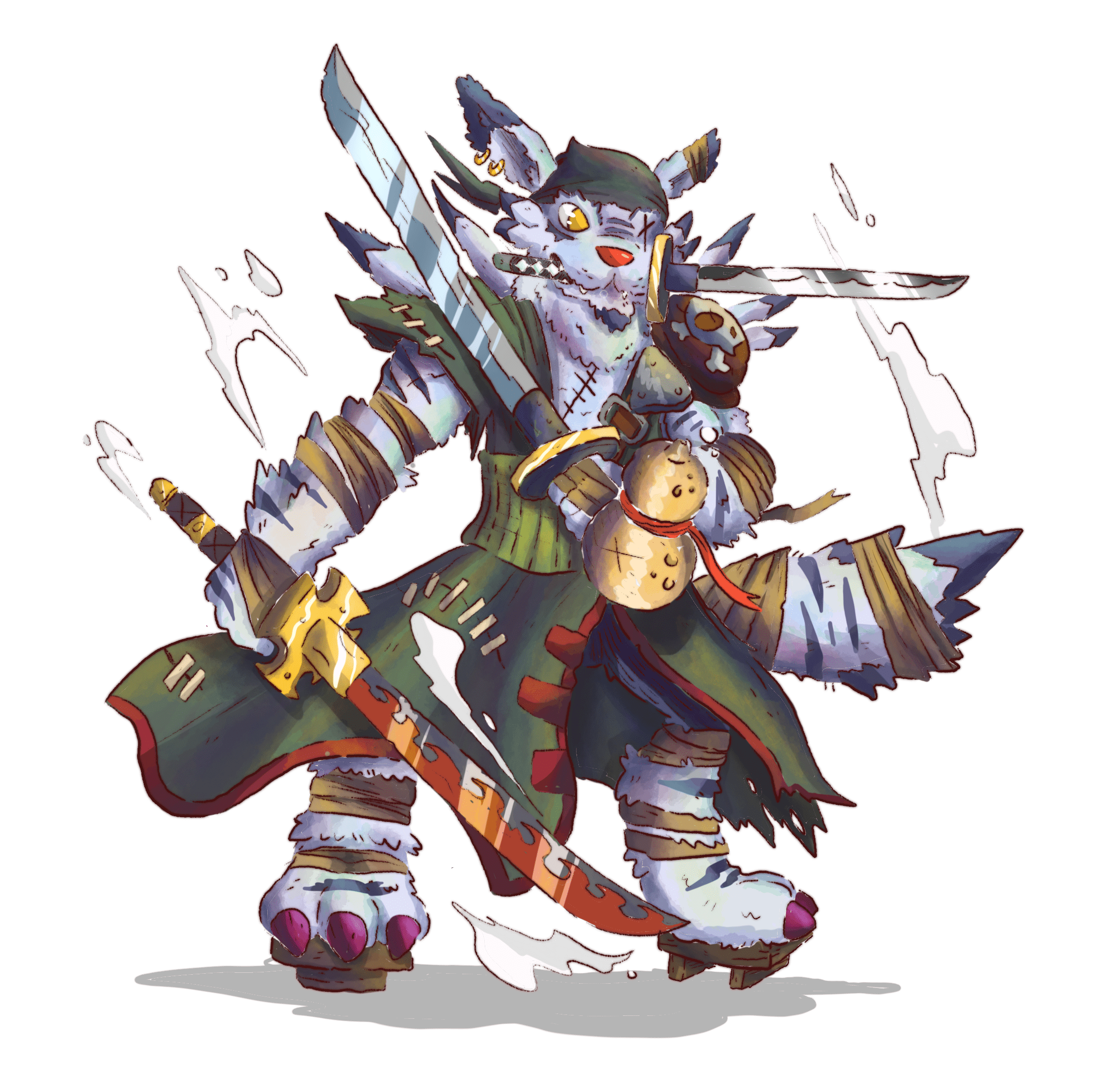 2368x2291 Weregarurumon X Zoro!! Check my insta for more @llopx