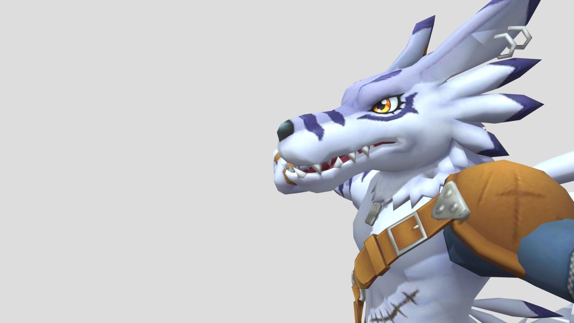 1920x1080 WereGarurumon!!! Free 3D model by theamazingdonovan207 [6d5a659]