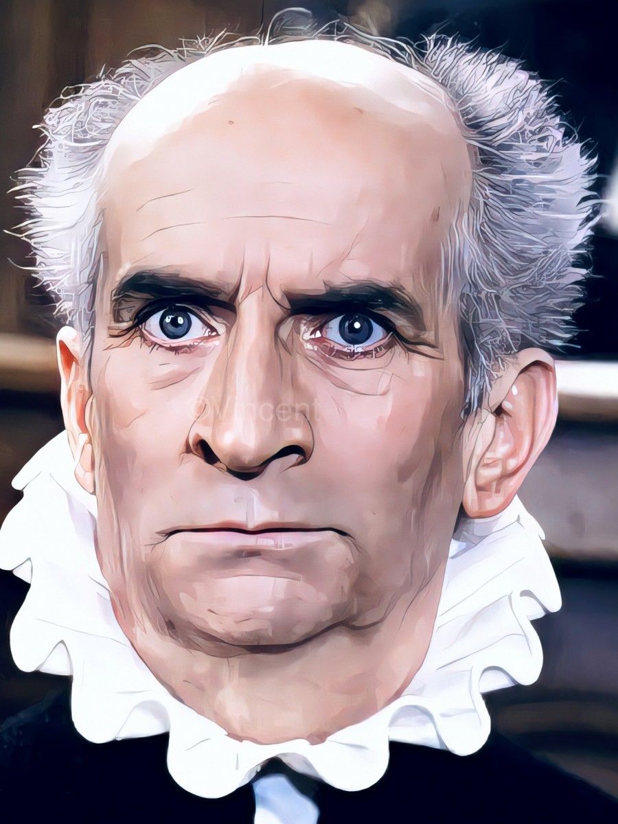 900x1200 Louis de Funes French Actor Portrait by Vincent Wall Art