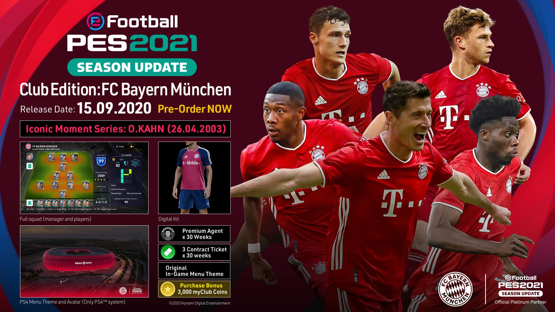 1920x1080 eFootball PES 2021 SEASON UPDATE. Konami Product Information