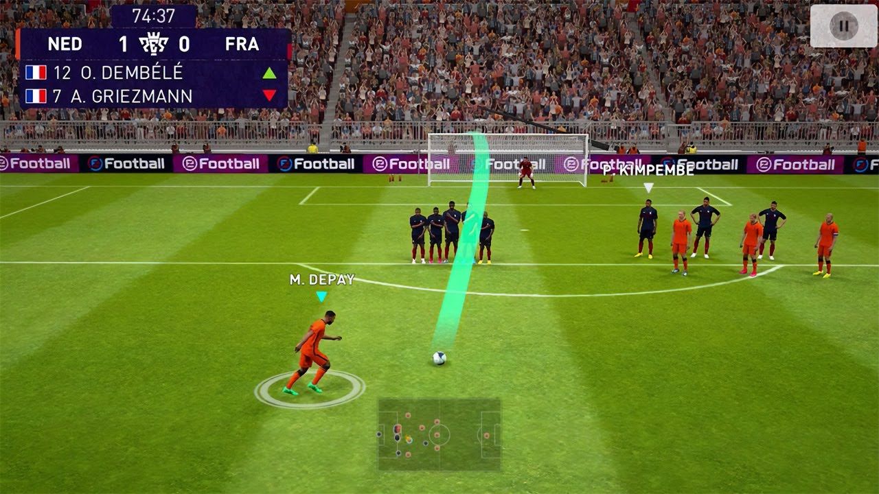 1280x720 eFootball Pes 2021 Mobile Android Gameplay