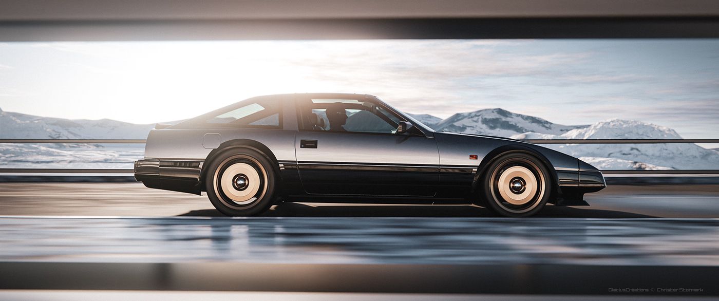 1400x586 Reviving a Legend: The Nissan 300zx Fairlady in Full CGI by Christer Stormark and Szymon Kubicki
