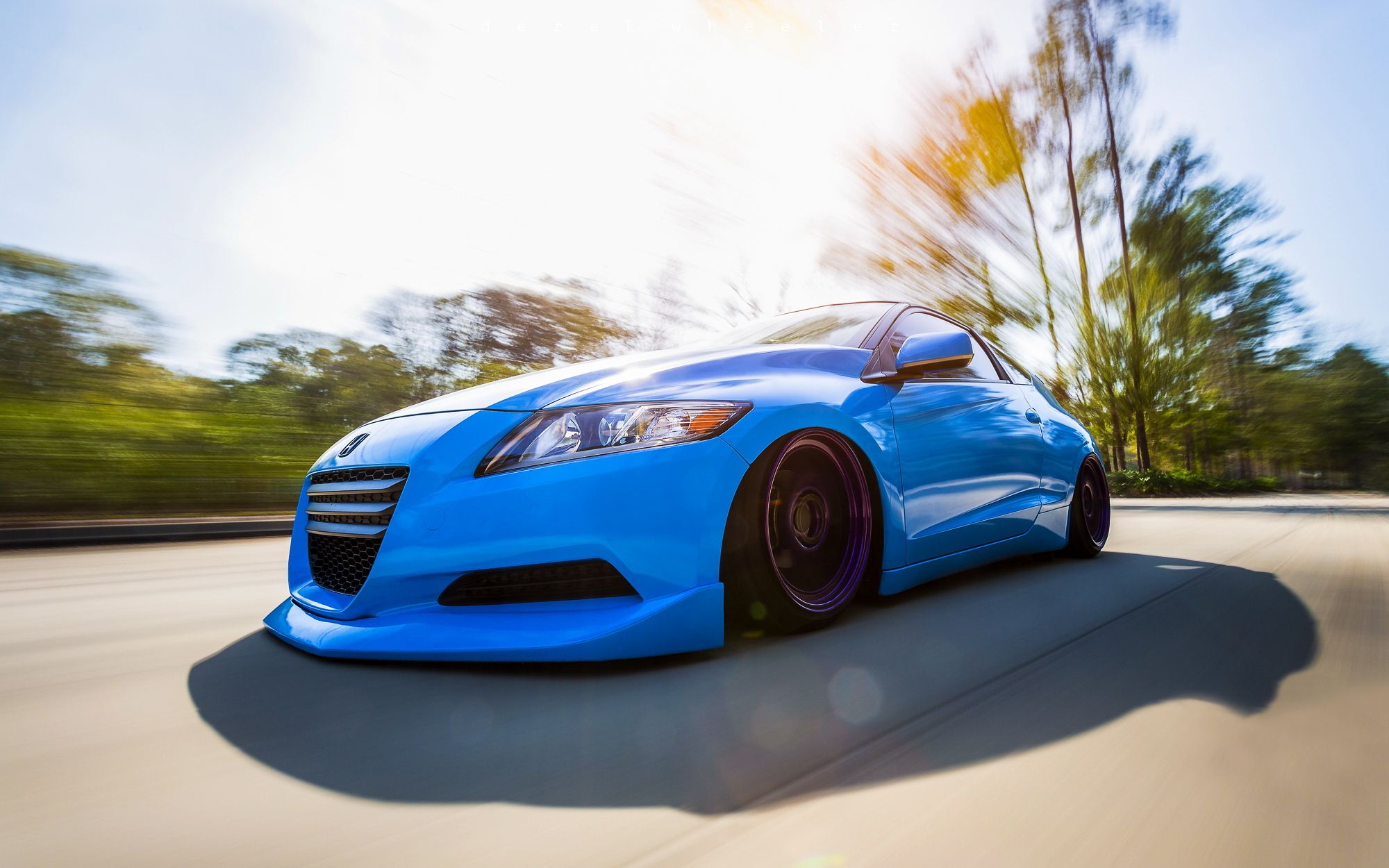 2000x1250 Wallpaper Car, In Motion, Honda, Tuning, Rechange, Honda Cr Z For Mobile And Desktop, Section Honda, Resolution 2000x1250