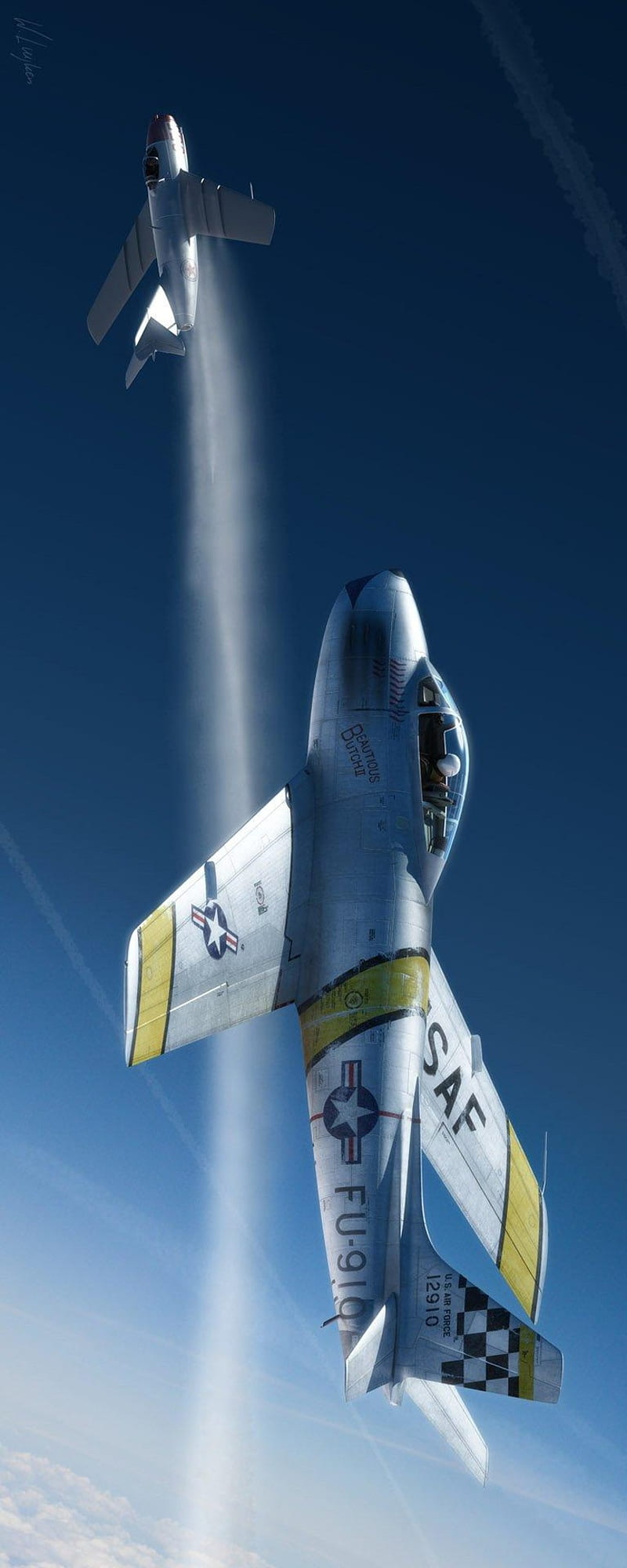 800x2000 HD F 86 Jet Wallpaper