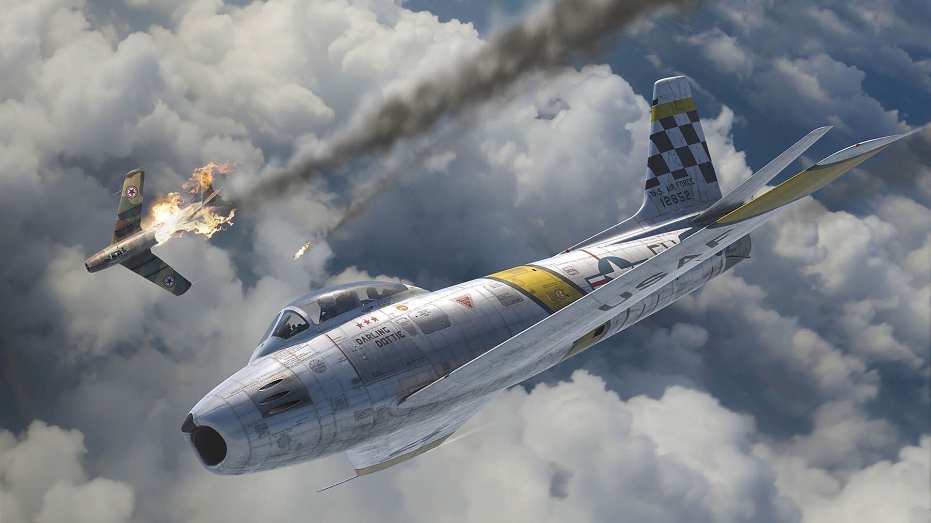1920x1080 North American F 86 Sabre Wallpaper