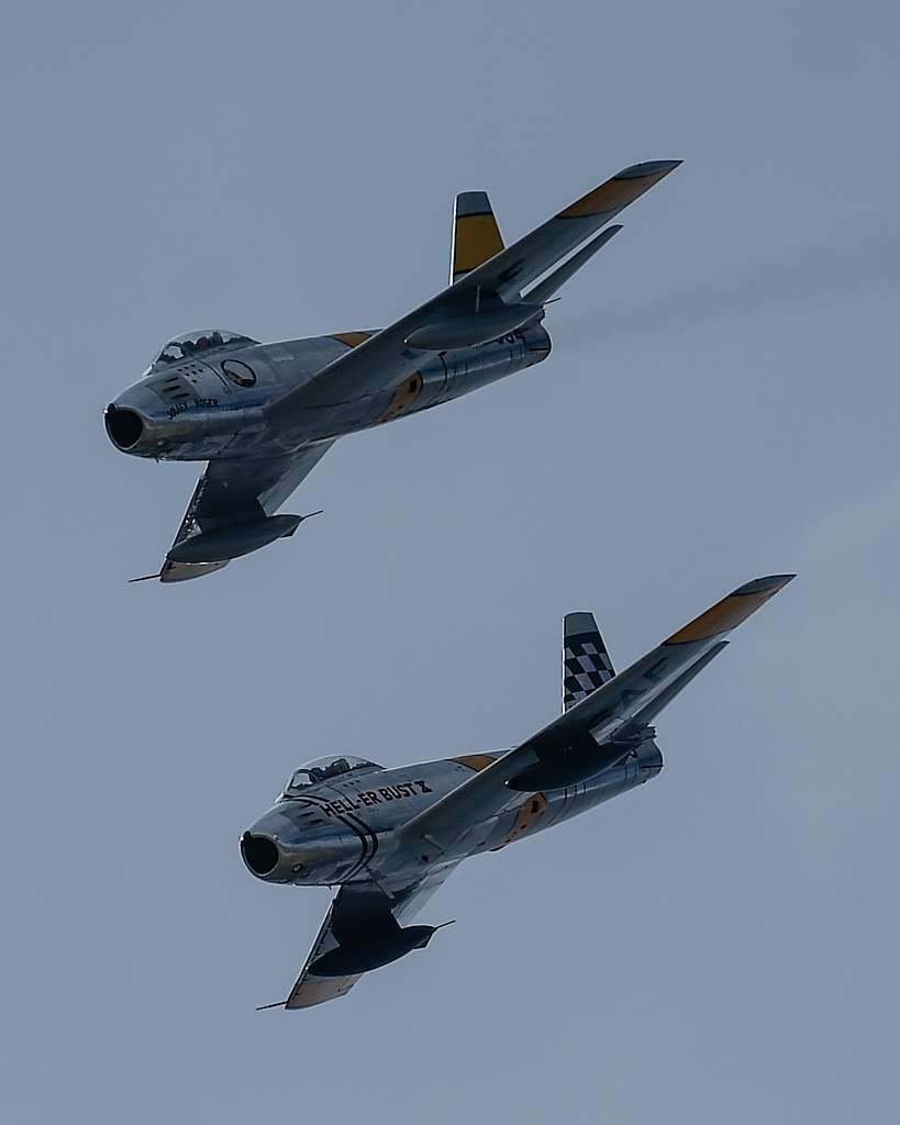 819x1024 Two F 86 Sabres Fly Together During The 2017 Heritage