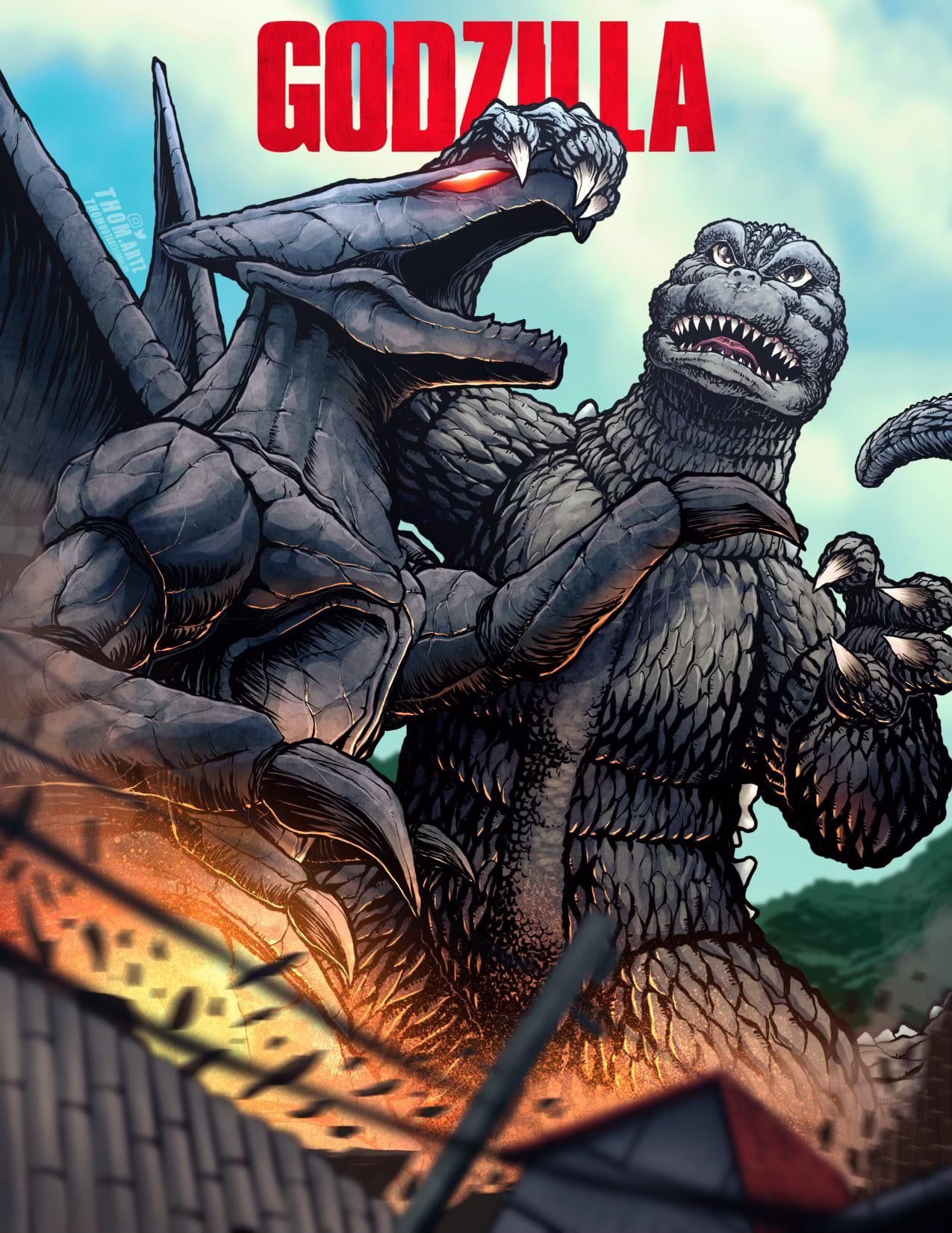 1275x1650 Godzilla 2014 Showa Version