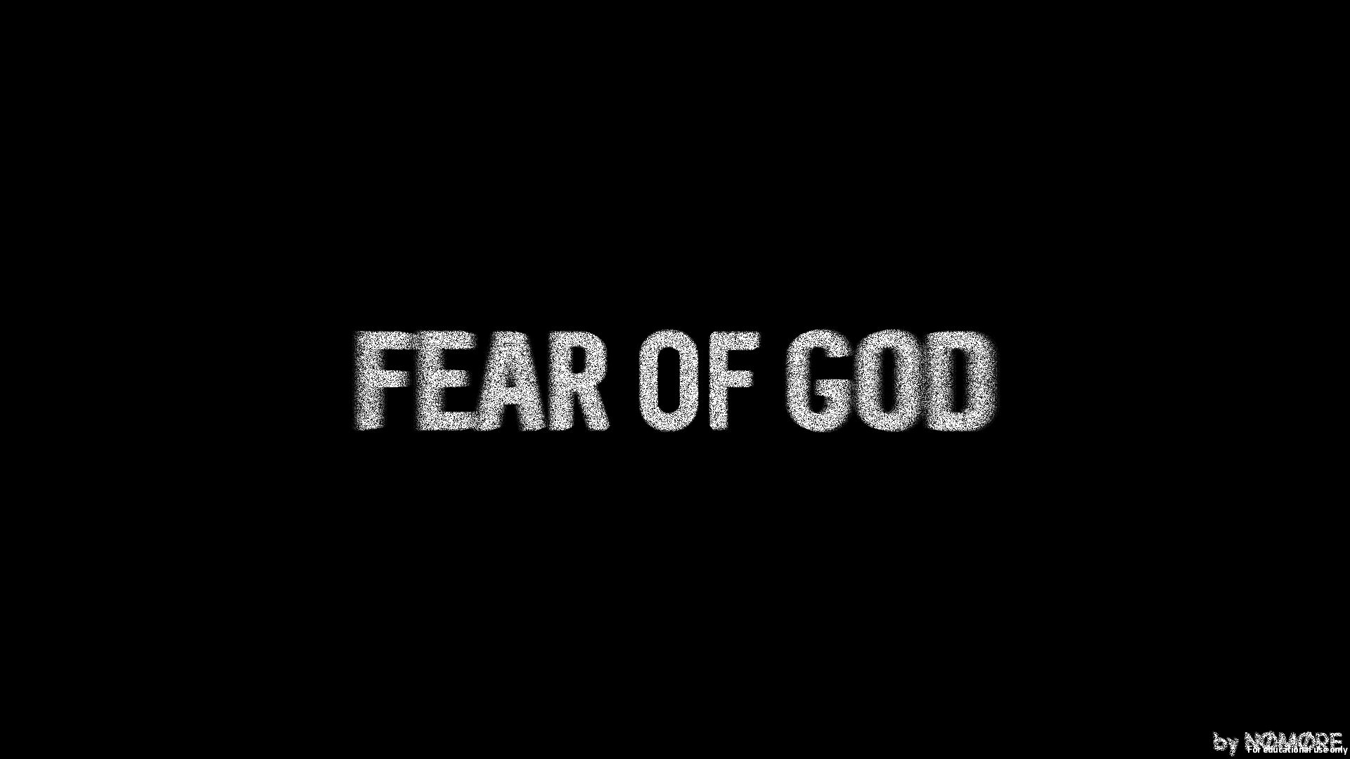 1920x1080 Fear Of God Wallpaper