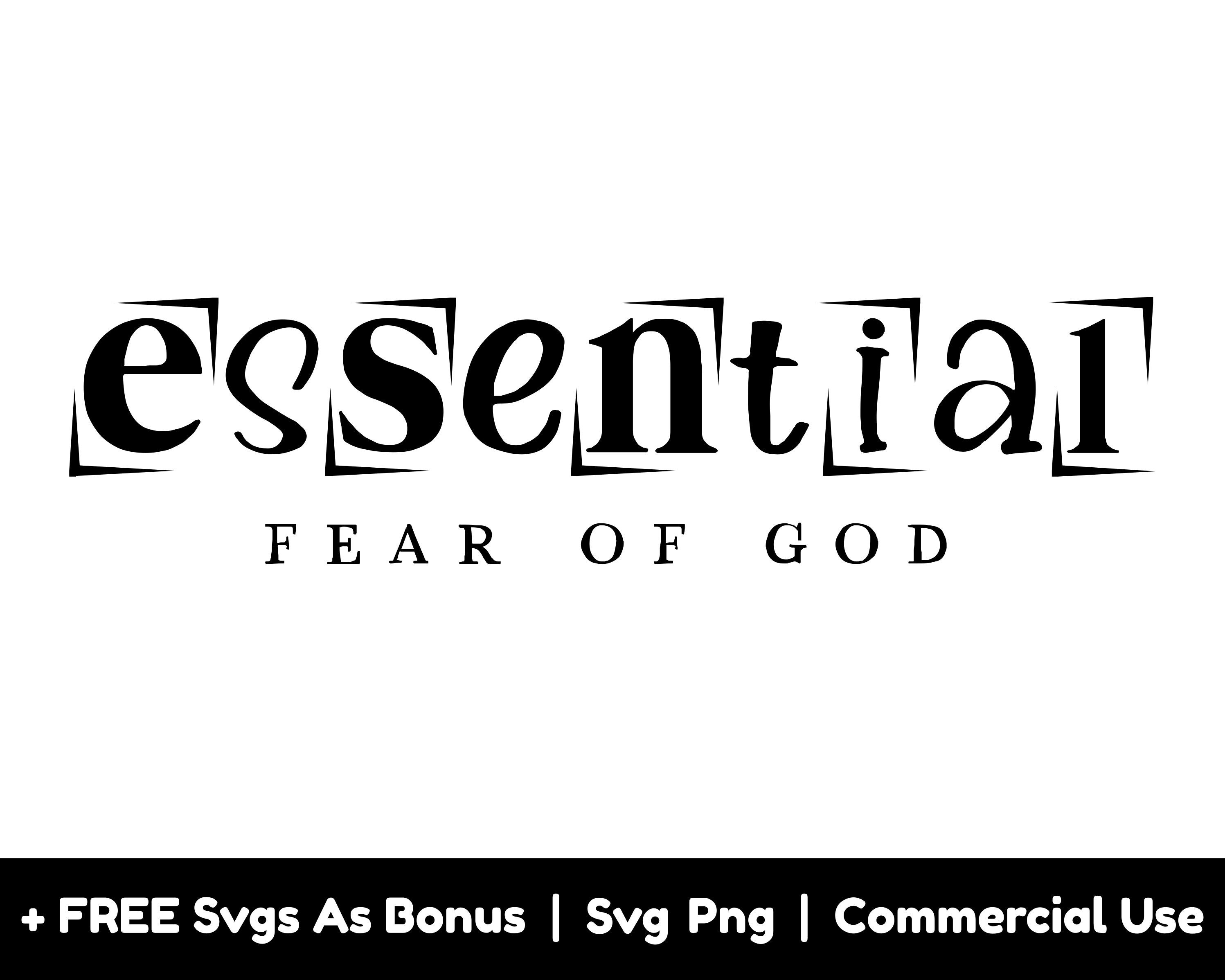 2994x2395 Essential, Fear of God Svg Png Files, Religious Hoodie Design Svg, Inspirational Svg, Religious Quotes Svg, Christians Svg