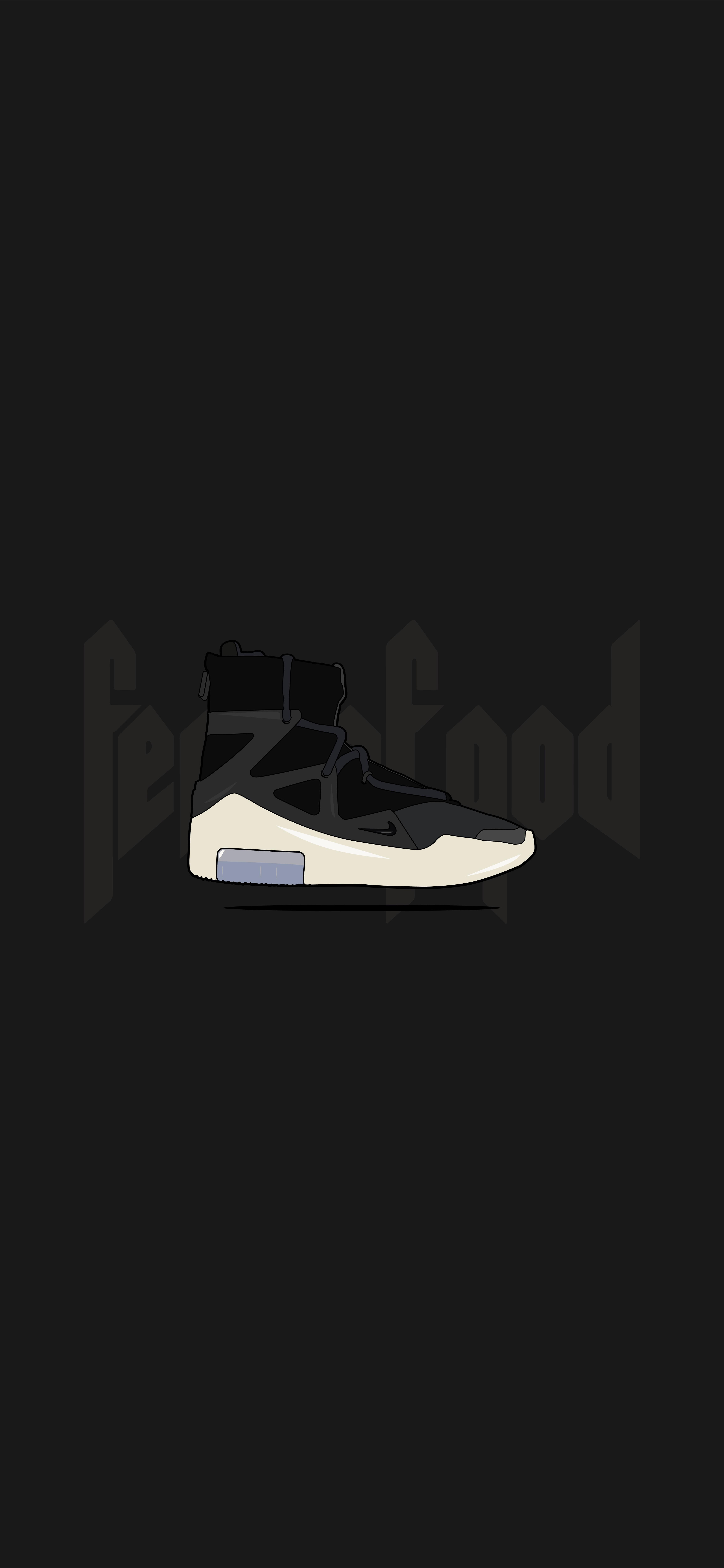 4618x10000 Fear Of God Nike iPhone Wallpaper