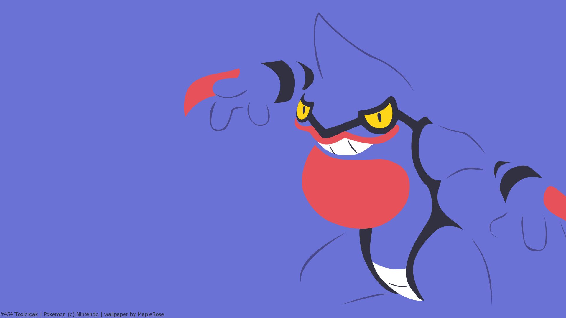 1920x1080 Toxicroak. PokéWalls