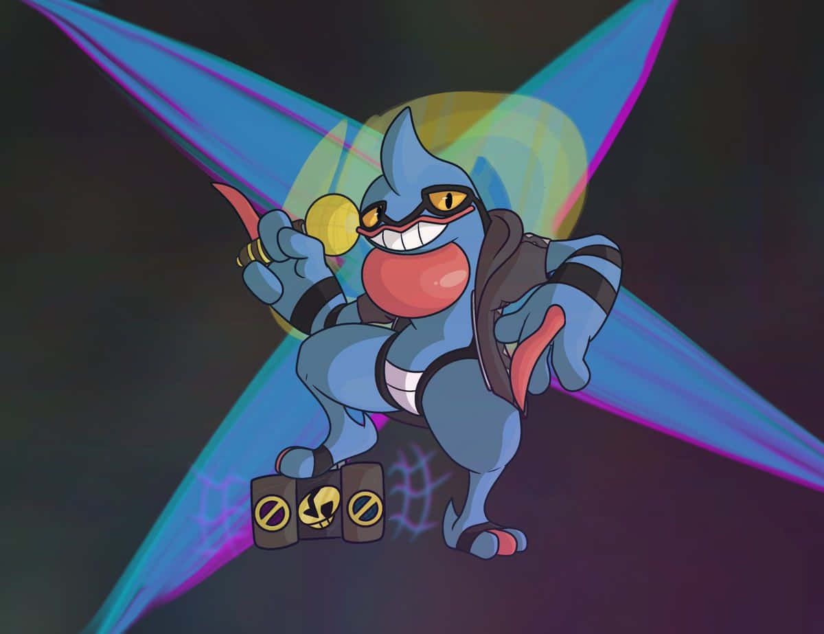 1200x923 Descargar Ilustraciónde Toxicroak Pokemon con altavoces Fondos de pantalla