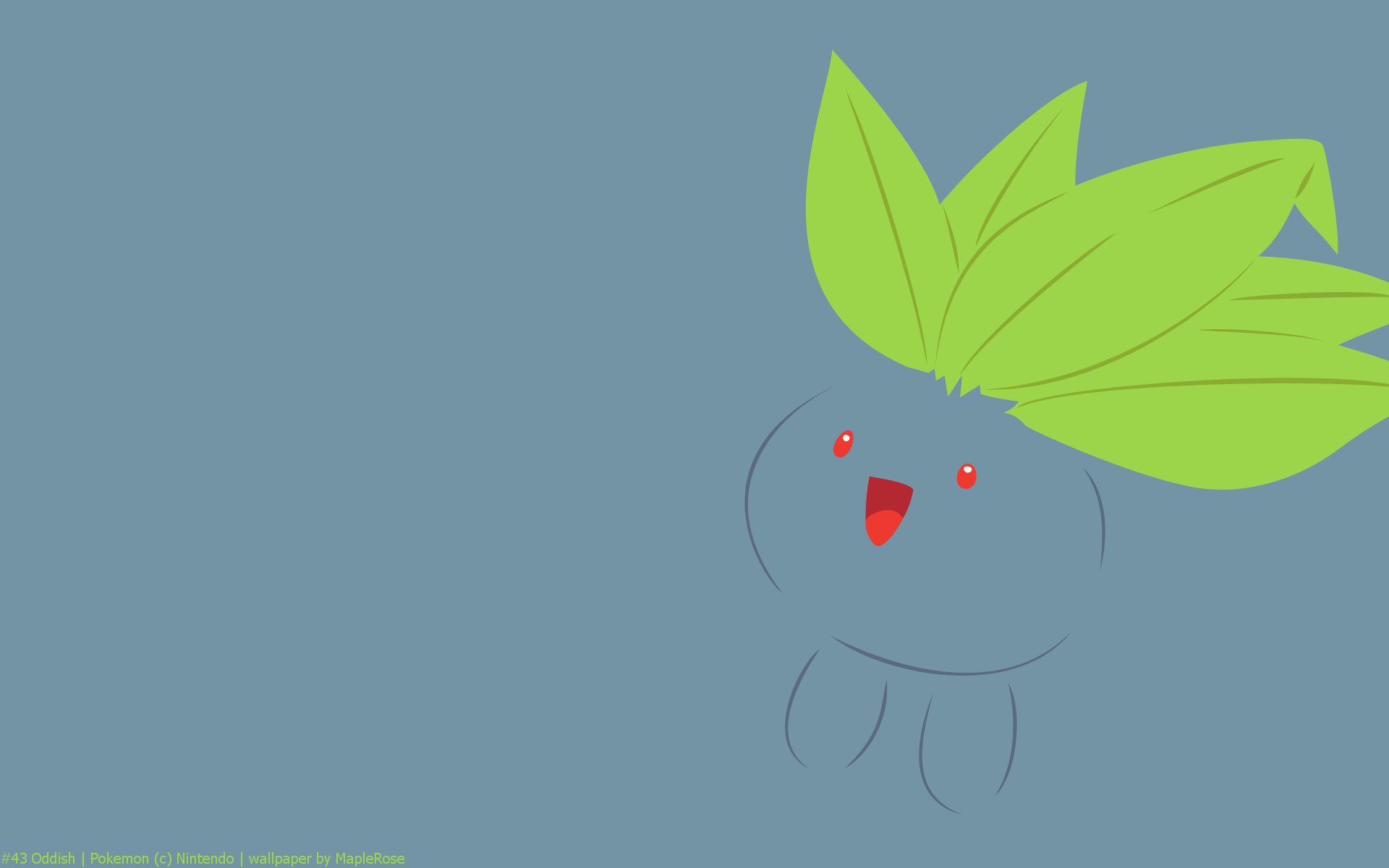 1920x1200 Oddish. PokéWalls