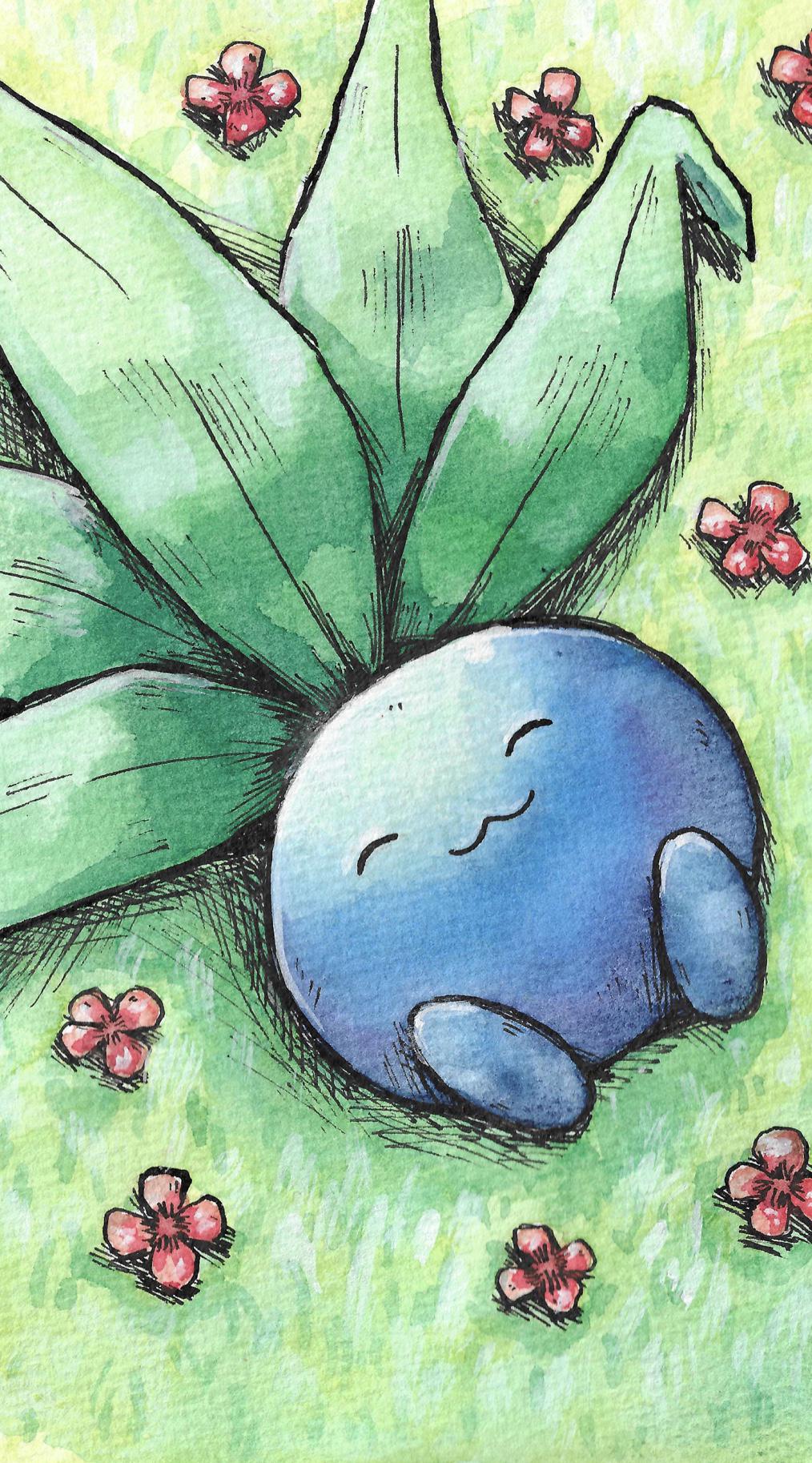 1014x1827 Oddish Painting! (OC)