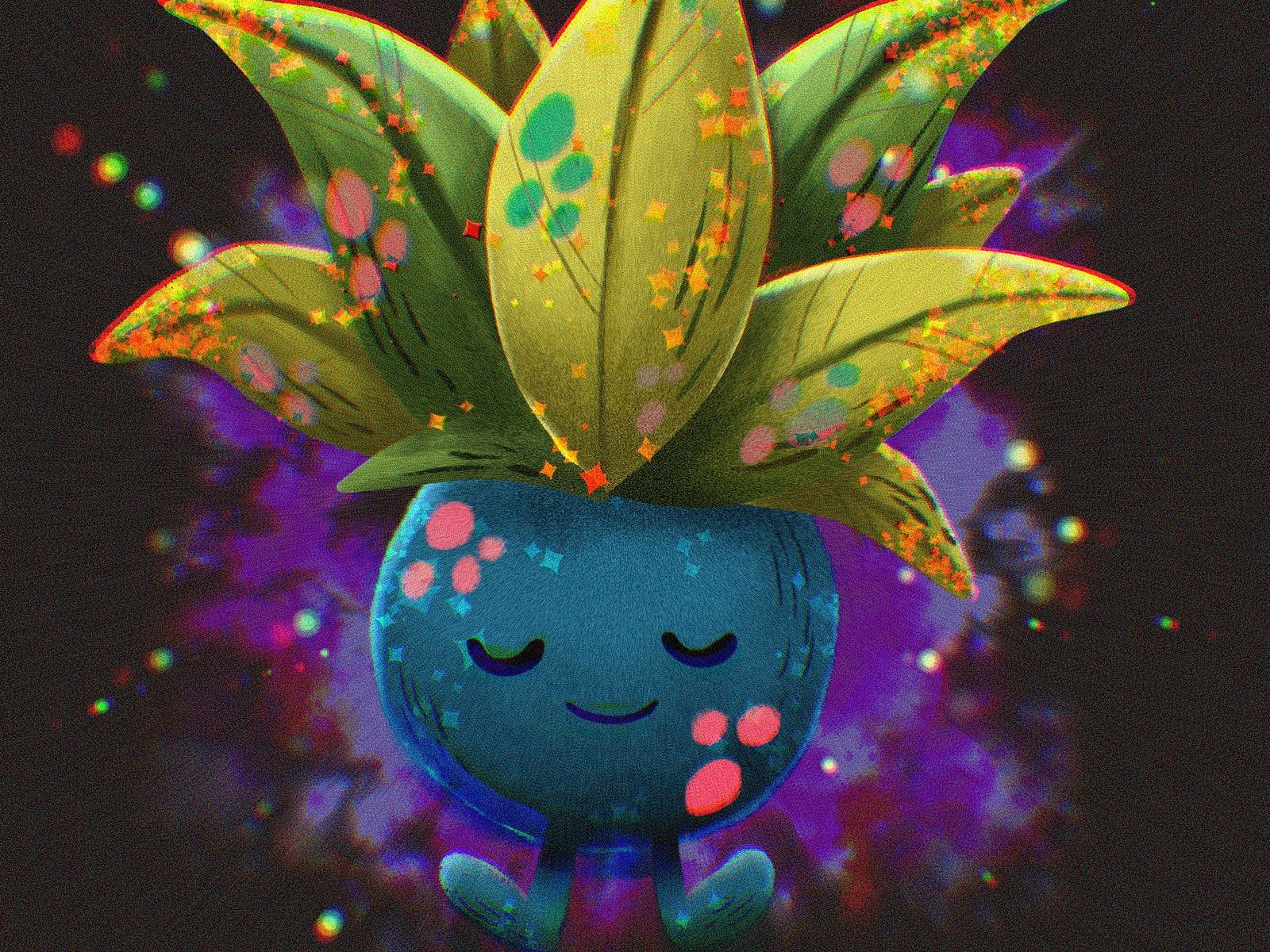 1600x1200 Oddish Pokemon by Julian Carvajal on Dribbble