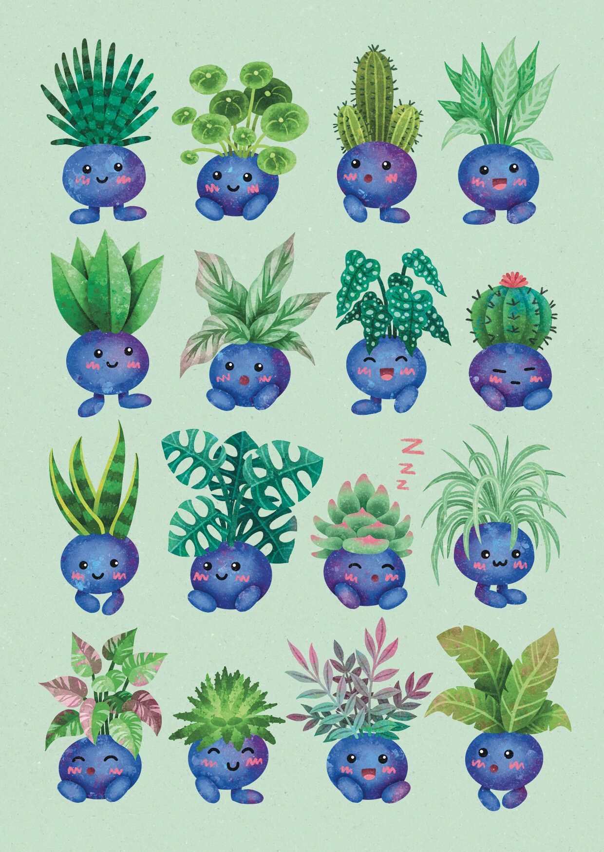 1240x1748 Oddish Fanart