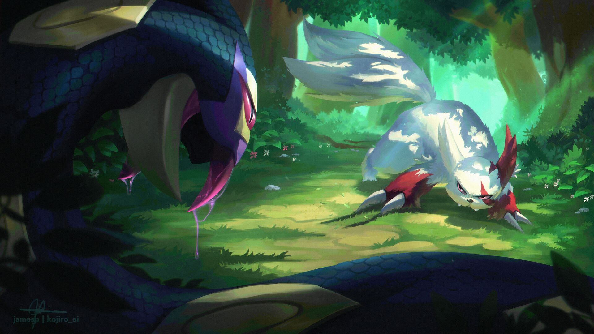 1920x1080 Seviper V Zangoose