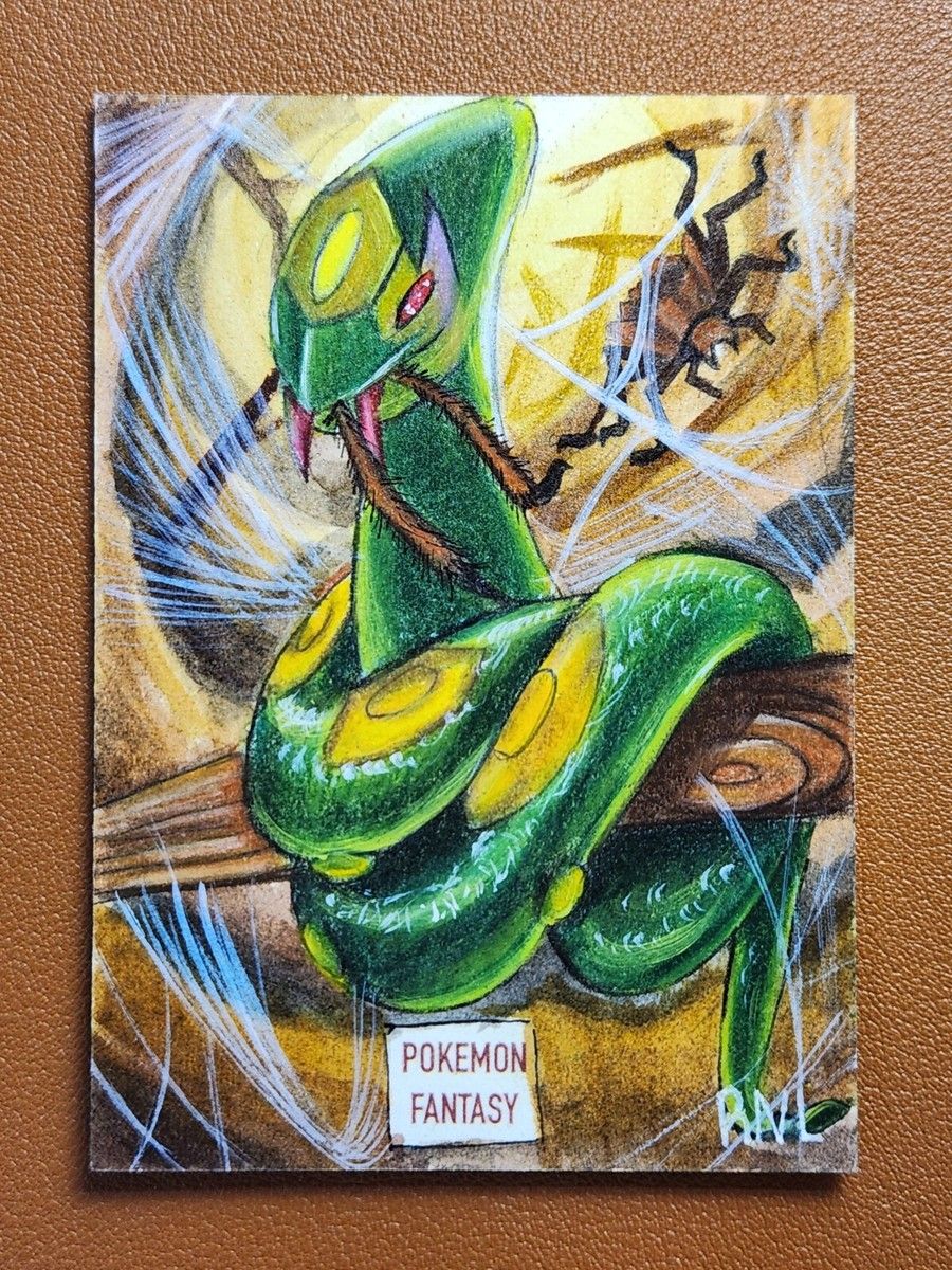 900x1200 Seviper Pokemon Fantasy PSC Sketch Card RNL Full Art TCG