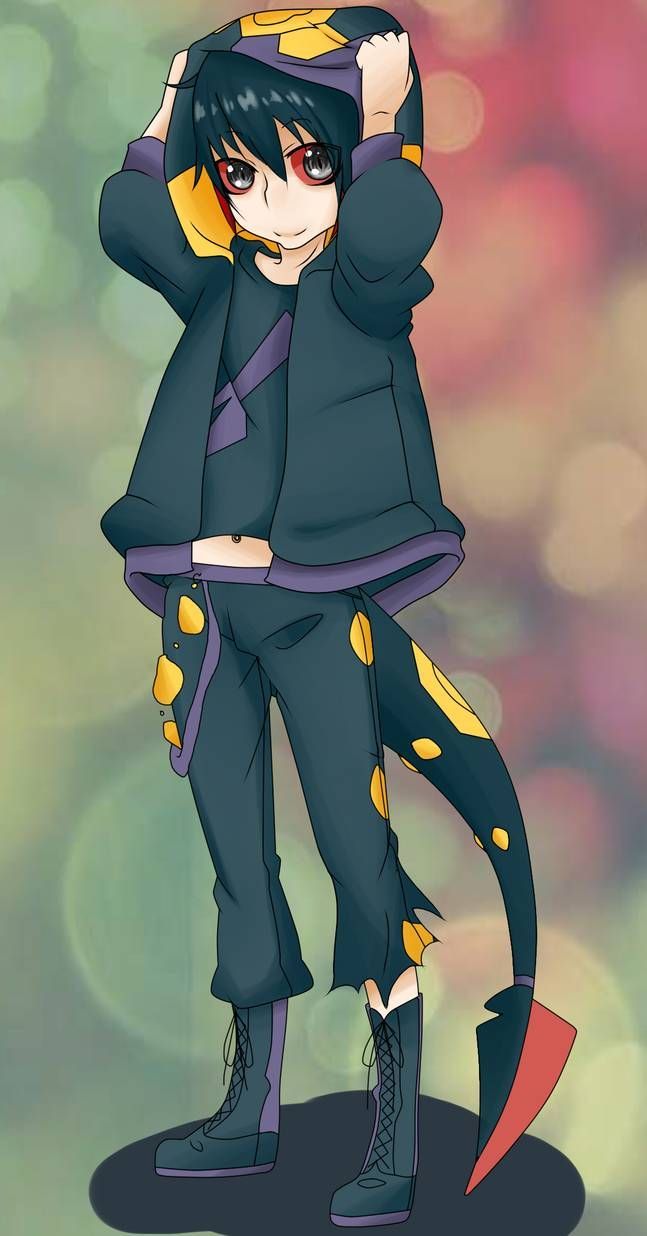 647x1236 Human Seviper boy. Anthropomorphic Pokemon