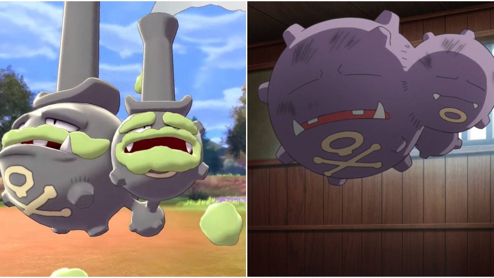1600x900 Pokémon: Kantonian Vs. Galarian Weezing Is Better?