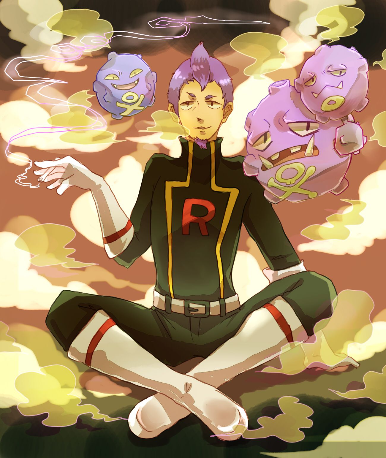 1300x1543 Weezingémon. Anime Image Board
