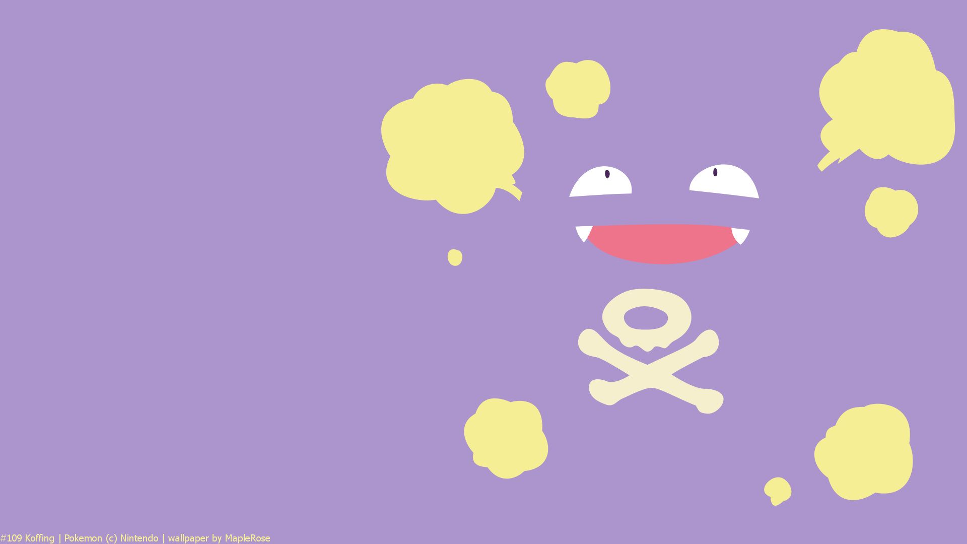 1920x1080 Koffing. PokéWalls