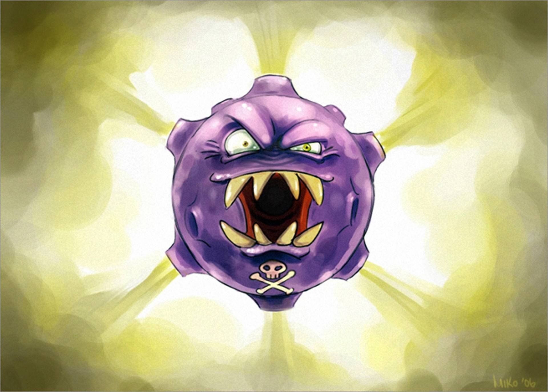 1920x1373 Koffing HD Wallpaper Pokémon in Actionx1373
