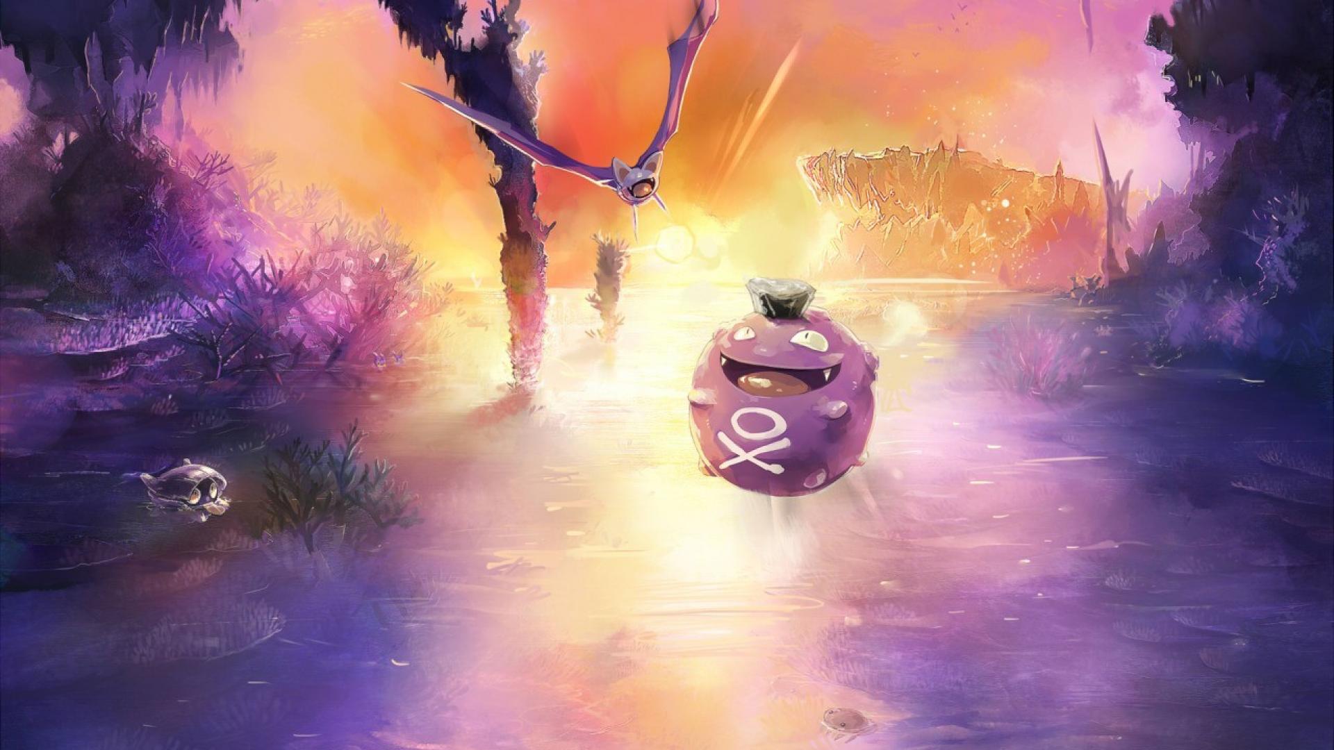 1920x1080 Koffing HD Wallpaper