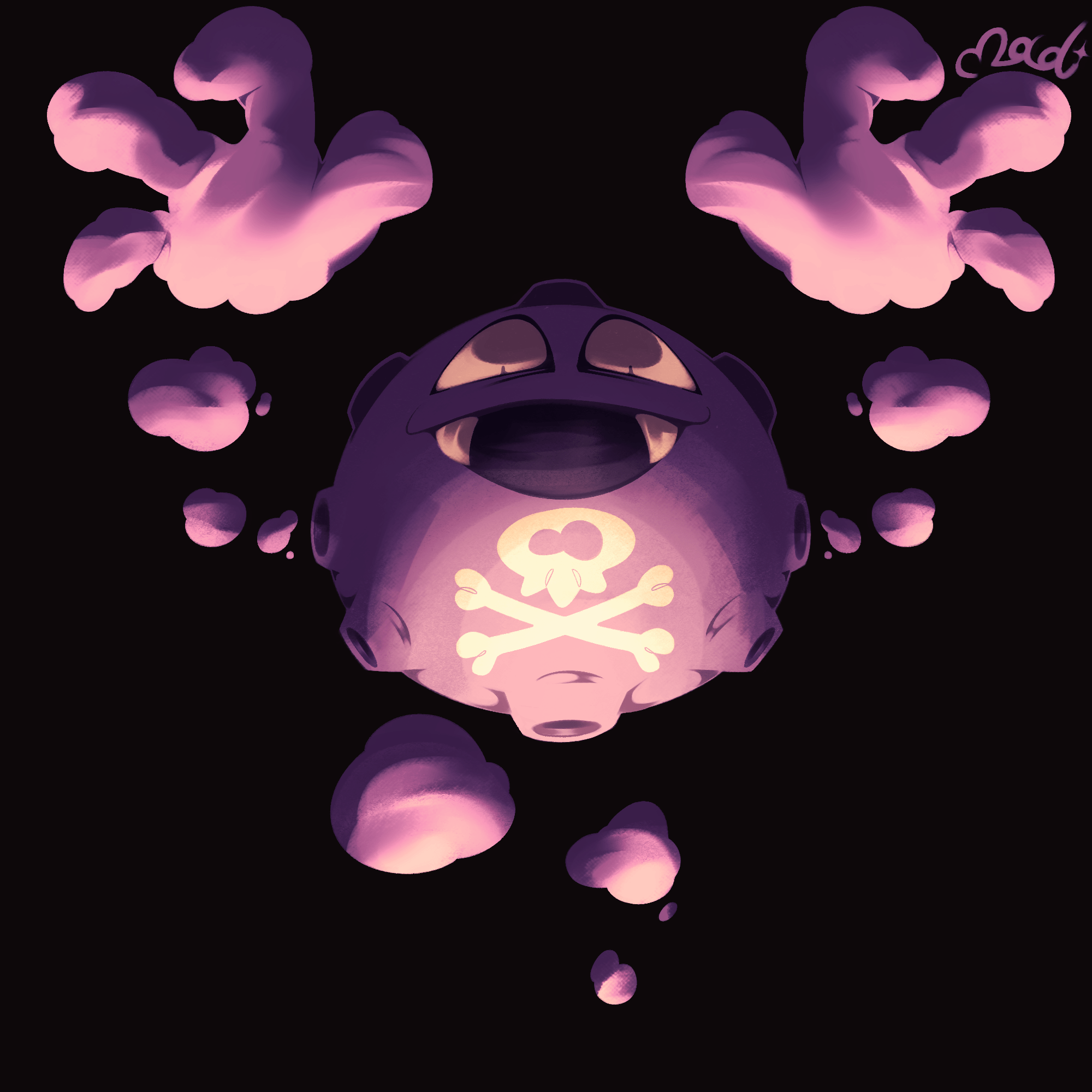 2000x2000 Koffing Art Koffing [Poison]