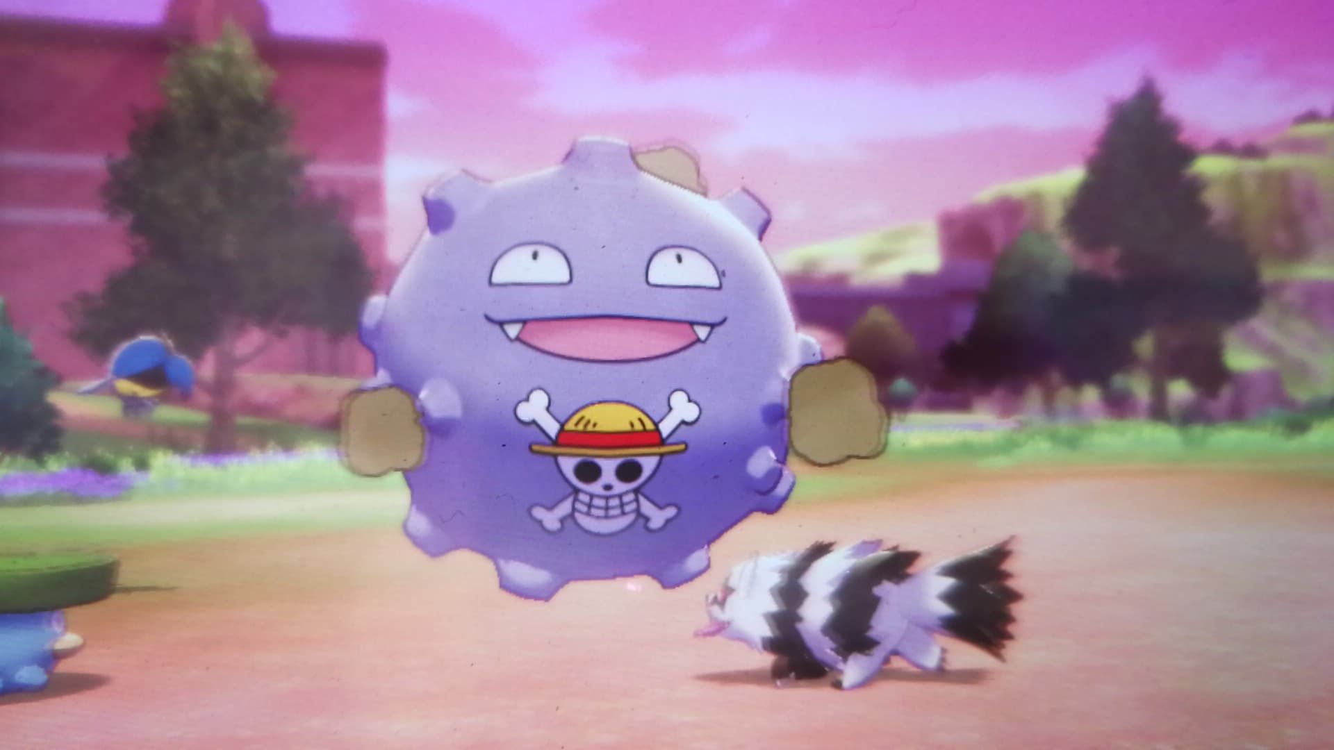 1920x1080 Strawhat Pirates Koffing Mod for Pokemon Sword & Shield