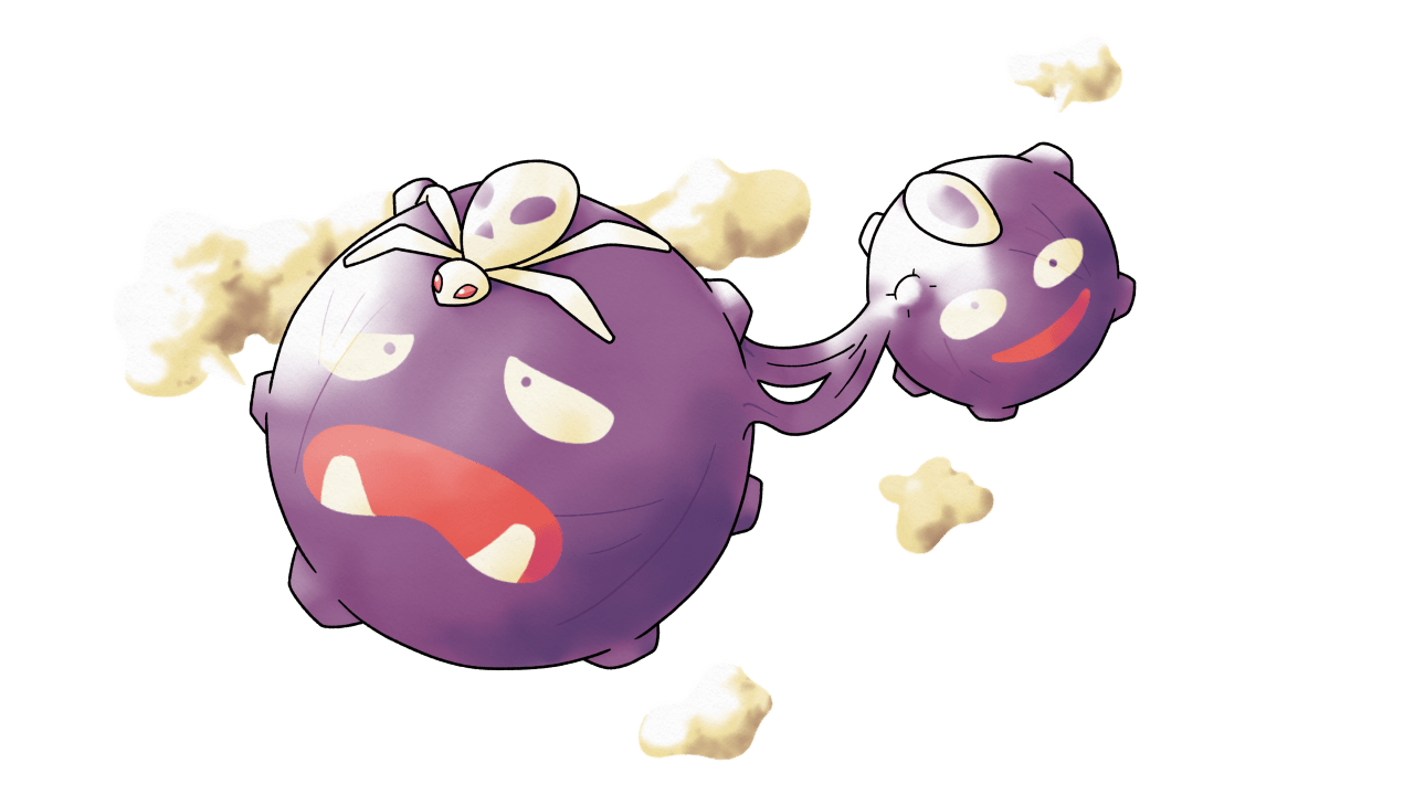 1280x720 Koffing Pokemon PNG Image Transparent Free Download
