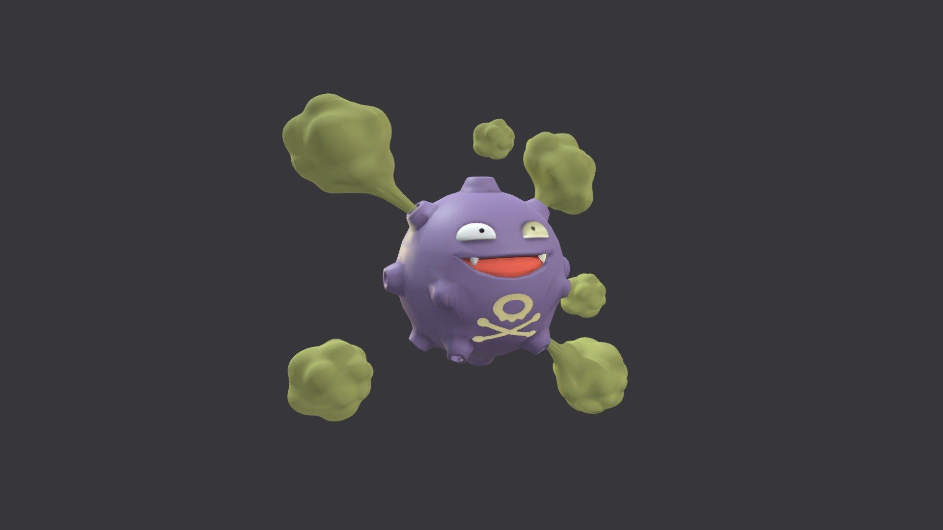 1920x1080 Koffing Free 3D model by Nemi_Selvik [1675ac4]