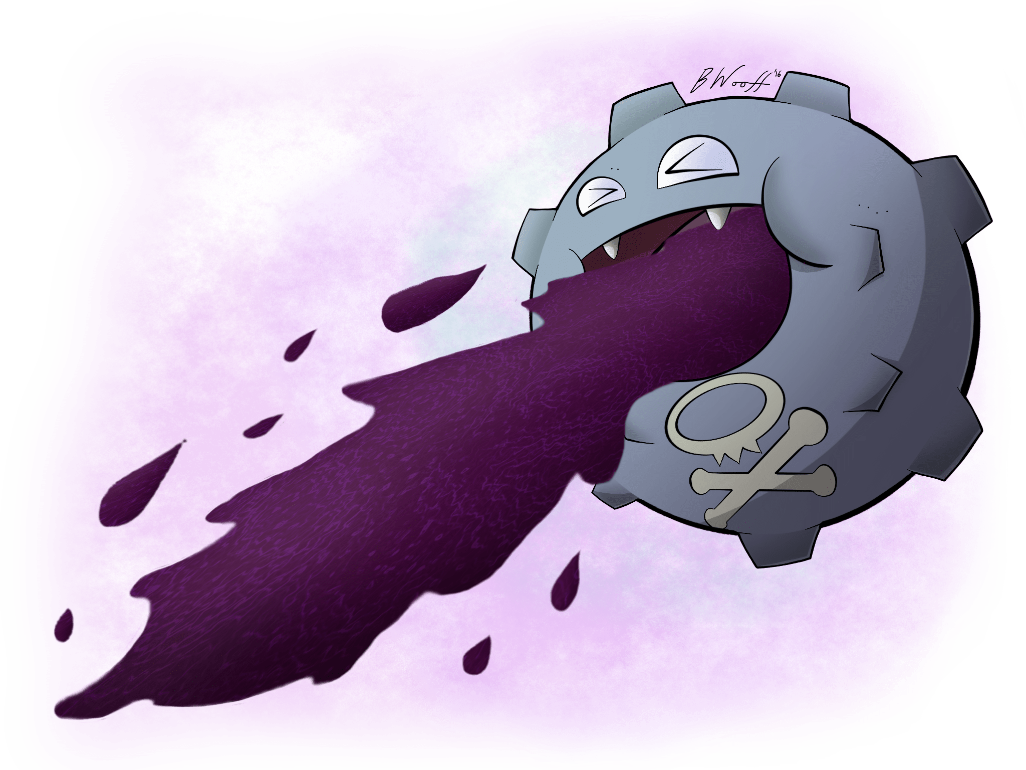 2048x1536 Koffing used Sludge and Poison Gas!