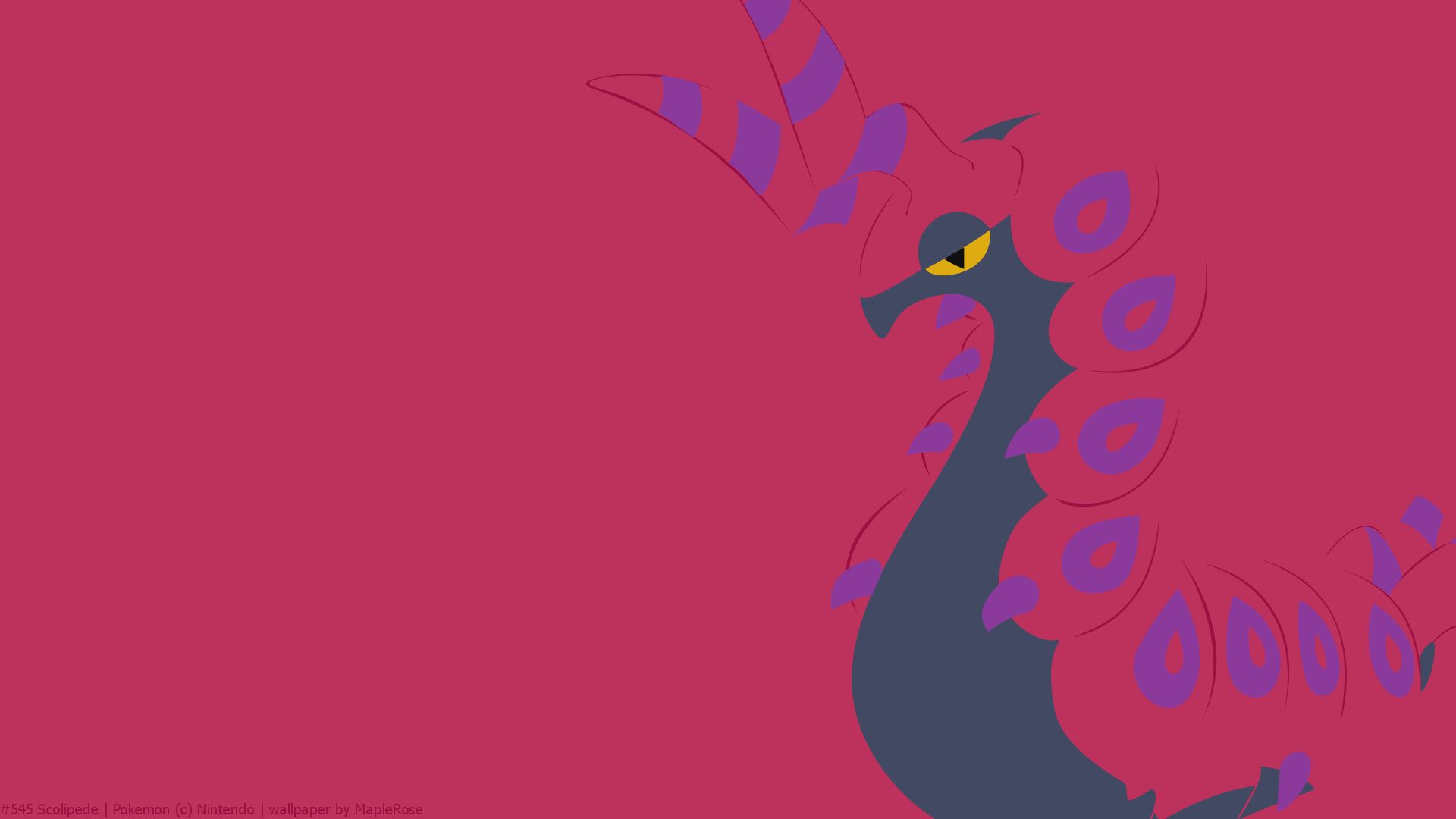 1920x1080 Scolipede. PokéWalls