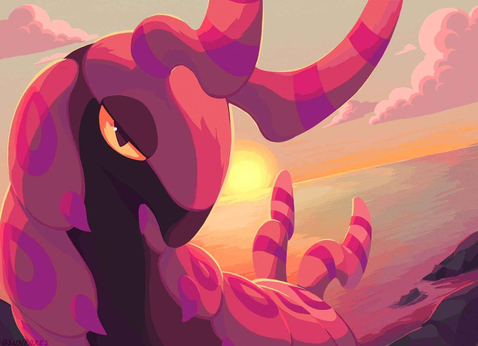 1656x1200 Download Scolipede Beneath The Sunset Sky Desktop Wallpaper